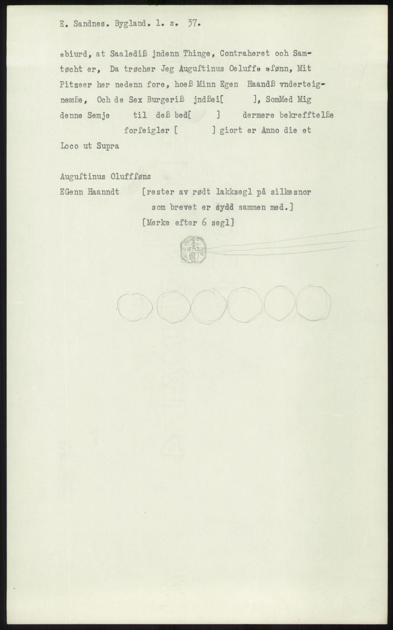 Samlinger til kildeutgivelse, Diplomavskriftsamlingen, AV/RA-EA-4053/H/Ha, p. 1873