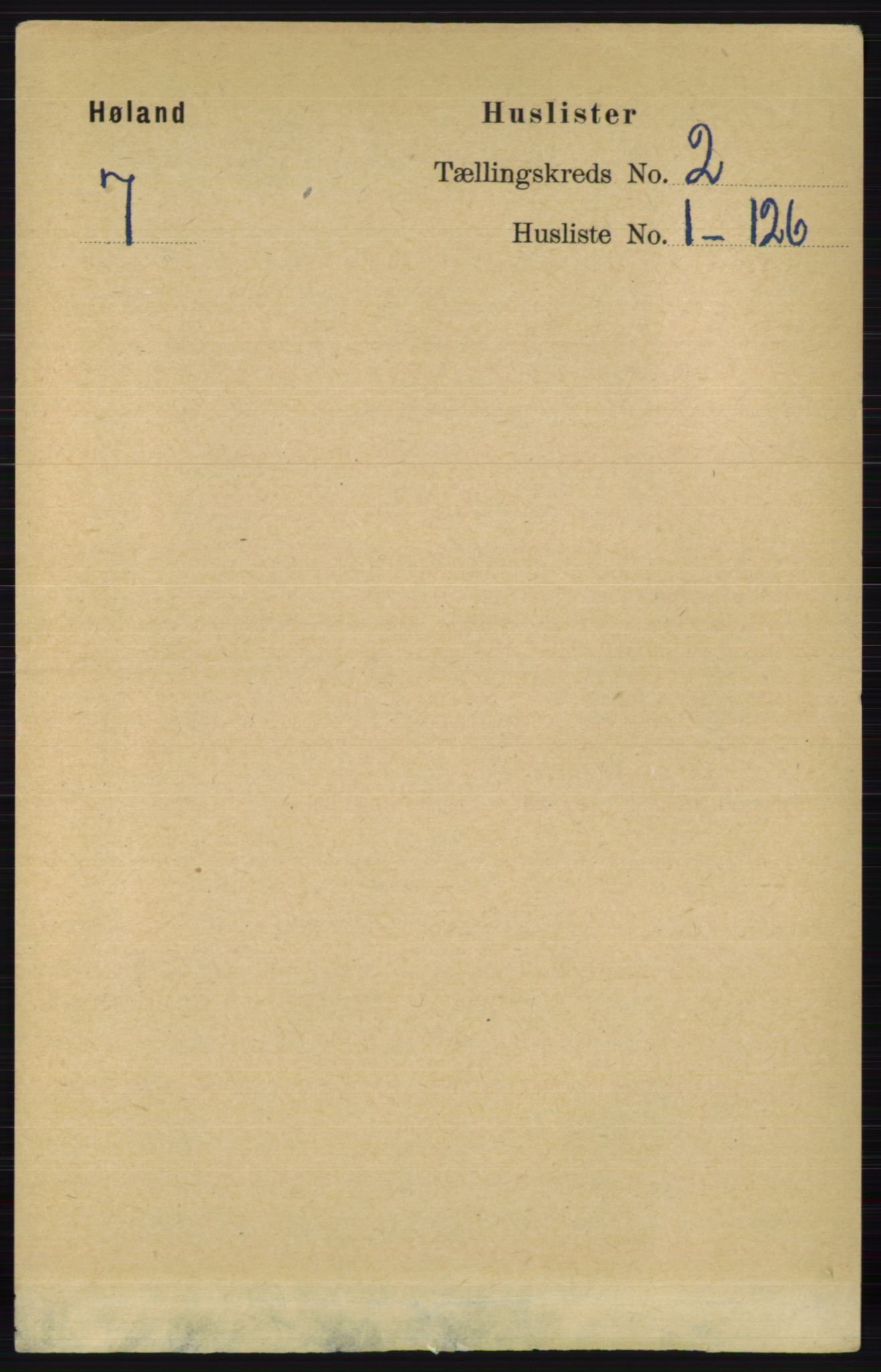 RA, 1891 census for 0221 Høland, 1891, p. 804