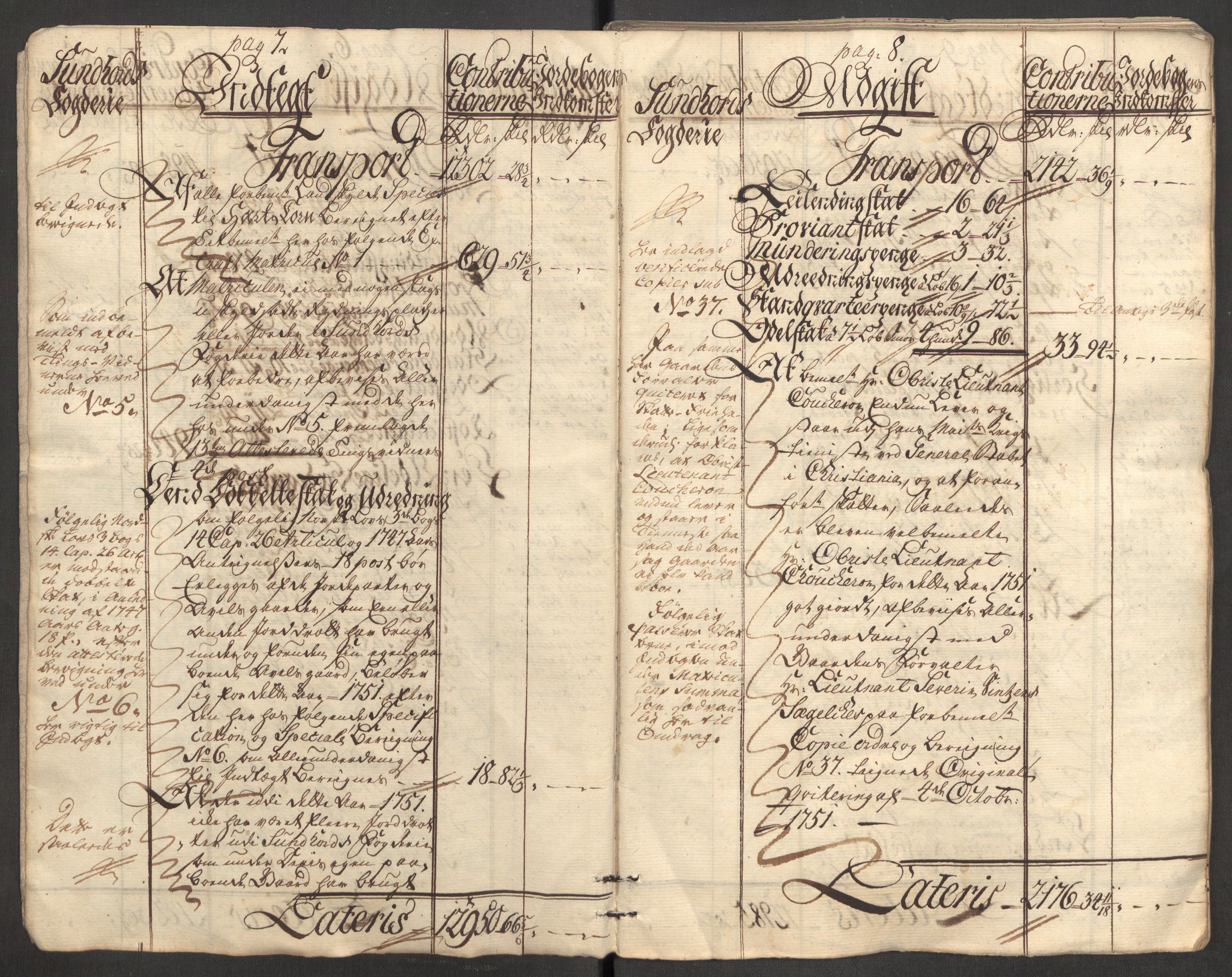 Rentekammeret inntil 1814, Reviderte regnskaper, Fogderegnskap, AV/RA-EA-4092/R48/L3056: Fogderegnskap Sunnhordland og Hardanger, 1751, p. 8