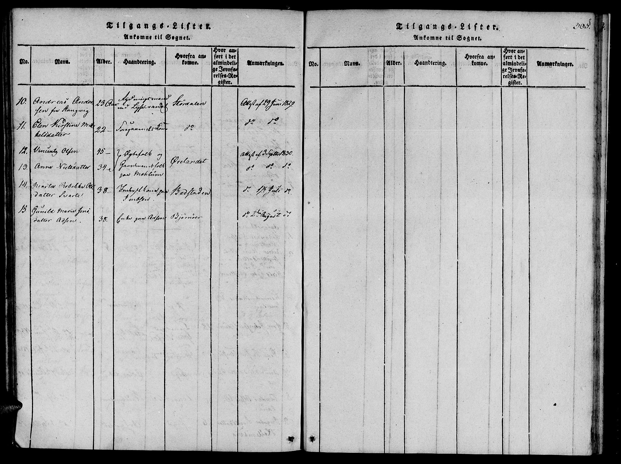 Ministerialprotokoller, klokkerbøker og fødselsregistre - Sør-Trøndelag, SAT/A-1456/655/L0675: Parish register (official) no. 655A04, 1818-1830, p. 301