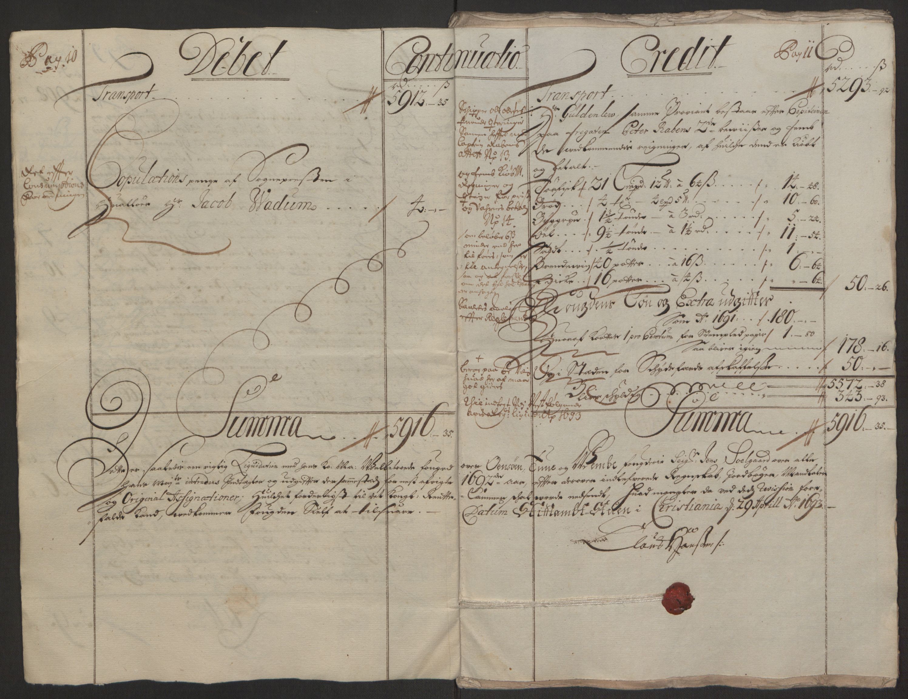 Rentekammeret inntil 1814, Reviderte regnskaper, Fogderegnskap, AV/RA-EA-4092/R03/L0120: Fogderegnskap Onsøy, Tune, Veme og Åbygge fogderi, 1692-1693, p. 7