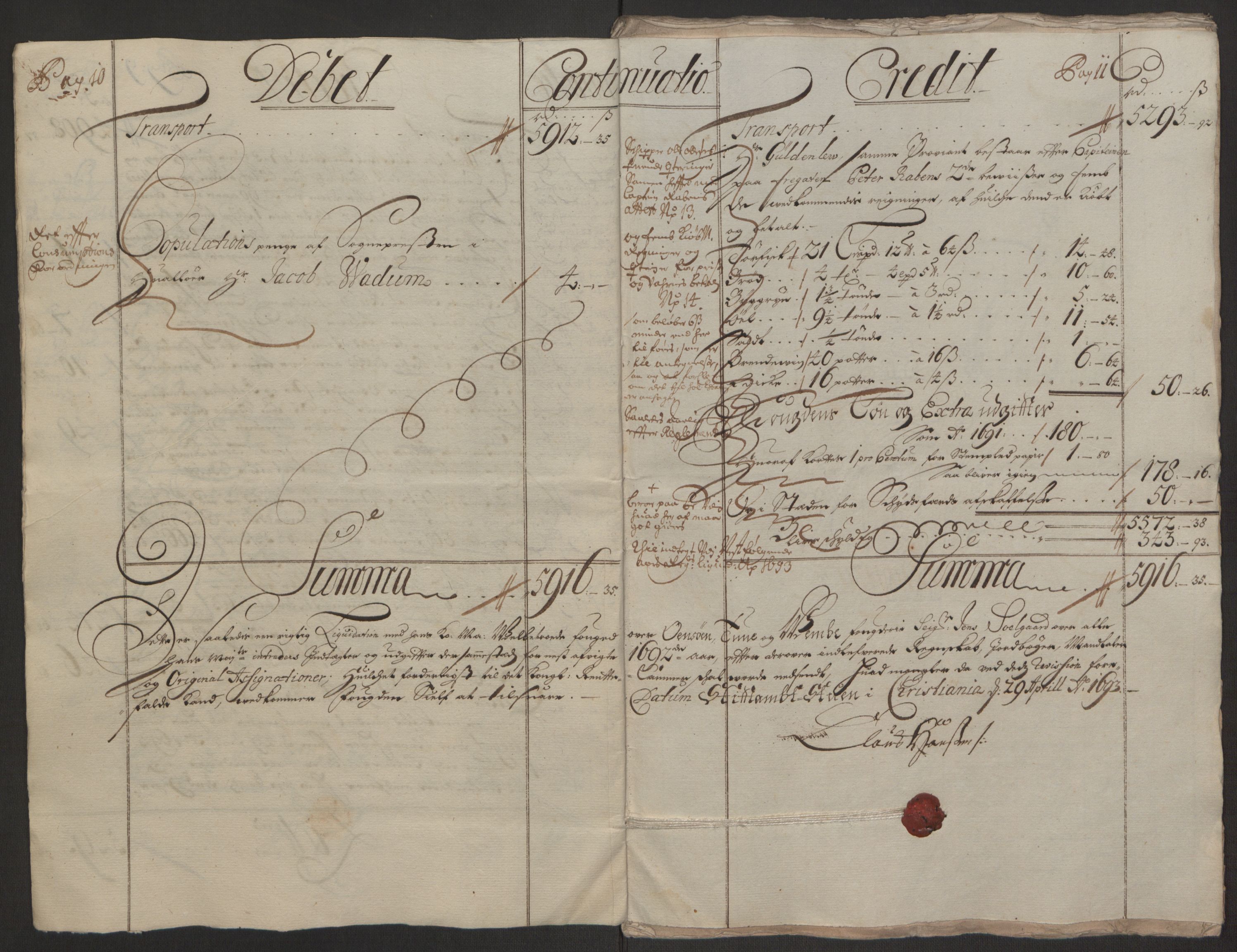 Rentekammeret inntil 1814, Reviderte regnskaper, Fogderegnskap, RA/EA-4092/R03/L0120: Fogderegnskap Onsøy, Tune, Veme og Åbygge fogderi, 1692-1693, p. 7