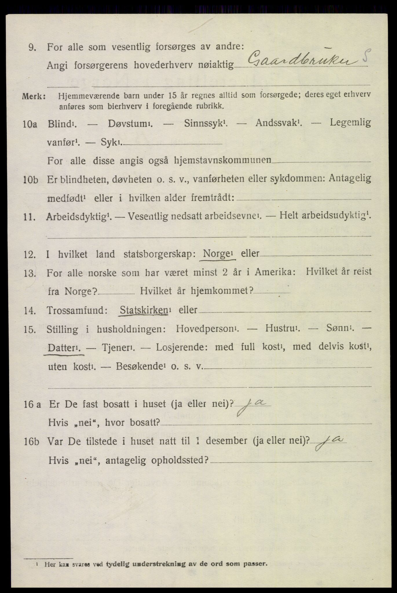 SAH, 1920 census for Sollia, 1920, p. 608