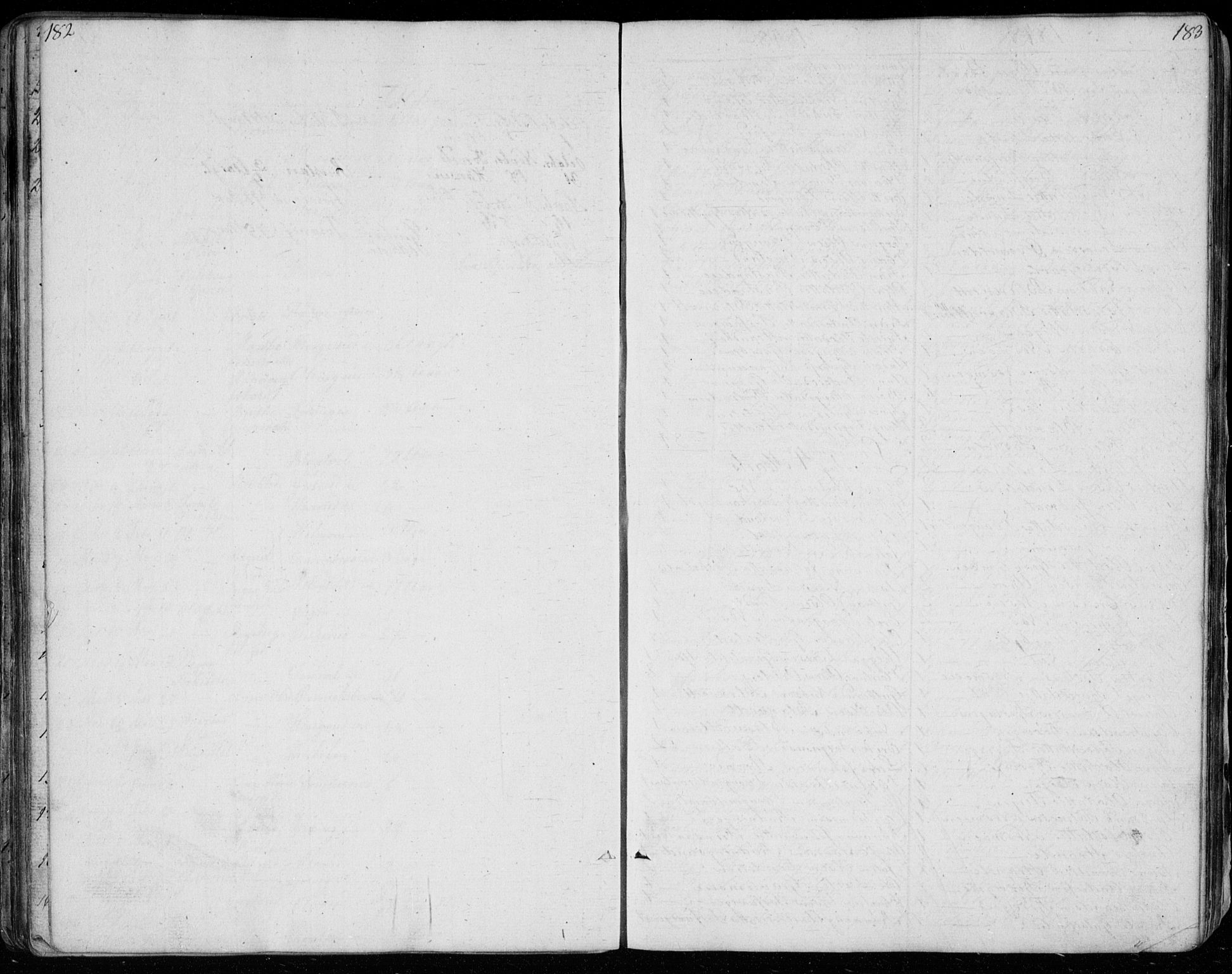 Ådal kirkebøker, SAKO/A-248/G/Ga/L0002: Parish register (copy) no. I 2, 1840-1861, p. 182-183