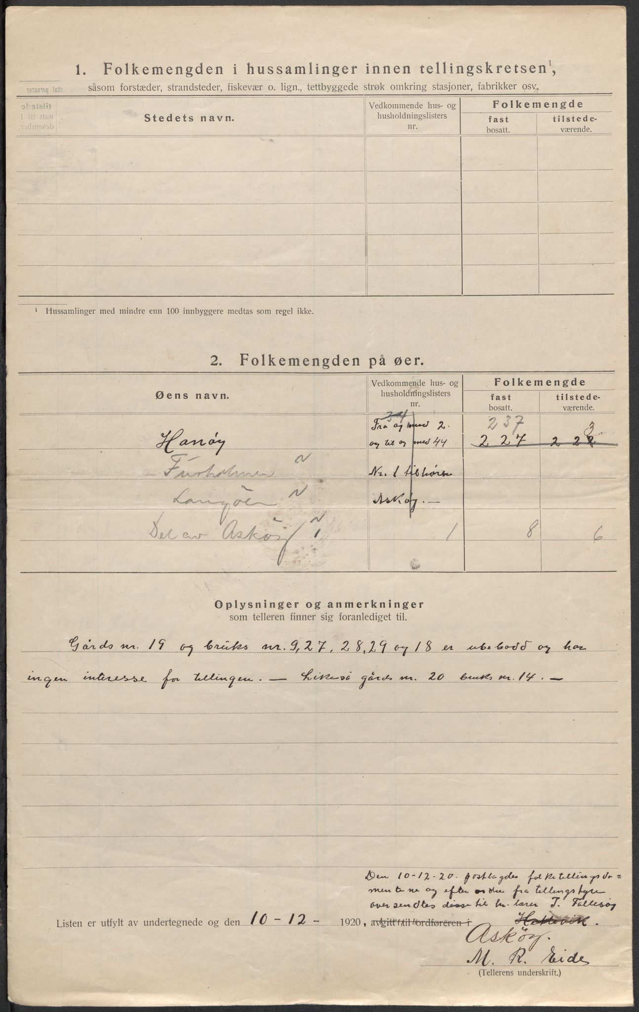 SAB, 1920 census for Askøy, 1920, p. 41