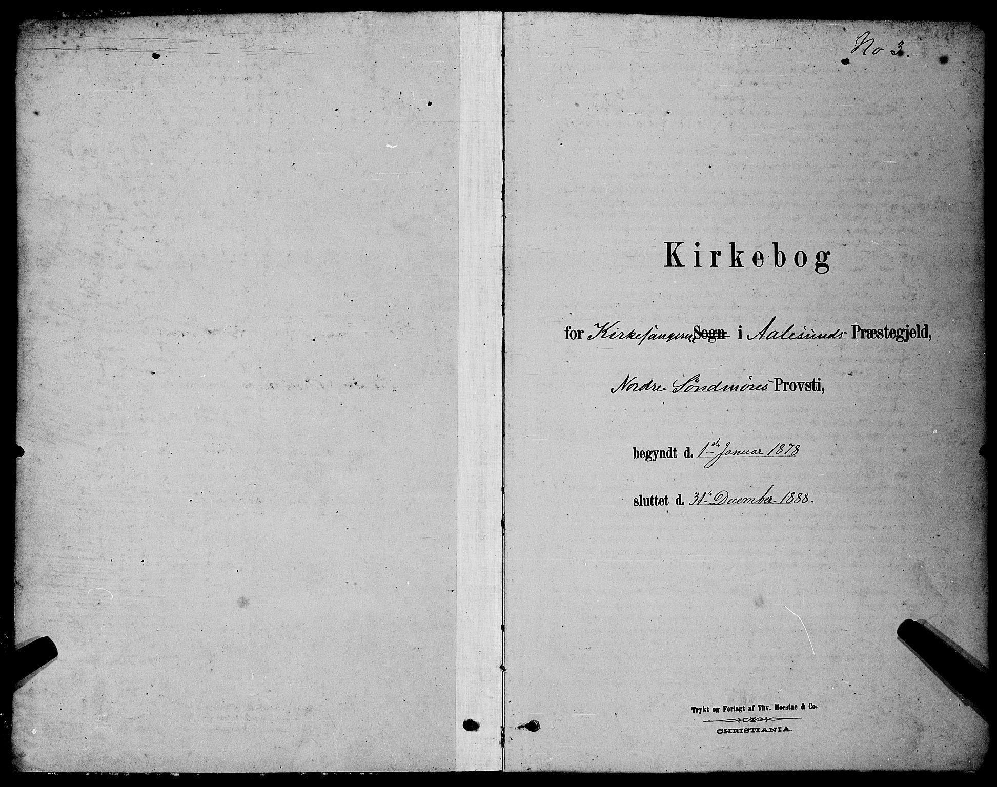 Ministerialprotokoller, klokkerbøker og fødselsregistre - Møre og Romsdal, SAT/A-1454/529/L0466: Parish register (copy) no. 529C03, 1878-1888