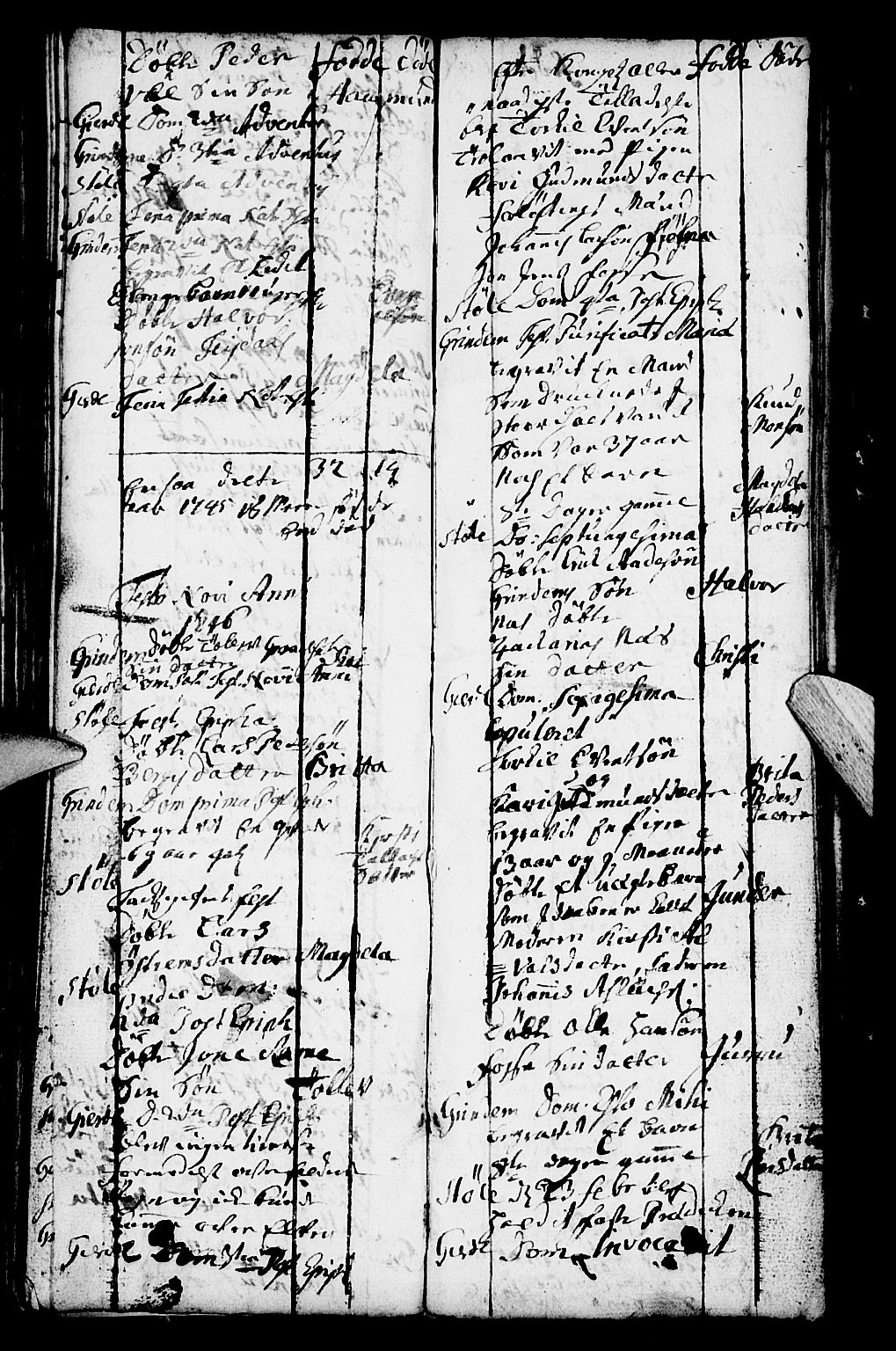 Etne sokneprestembete, AV/SAB-A-75001/H/Haa: Parish register (official) no. A 2, 1725-1755, p. 61