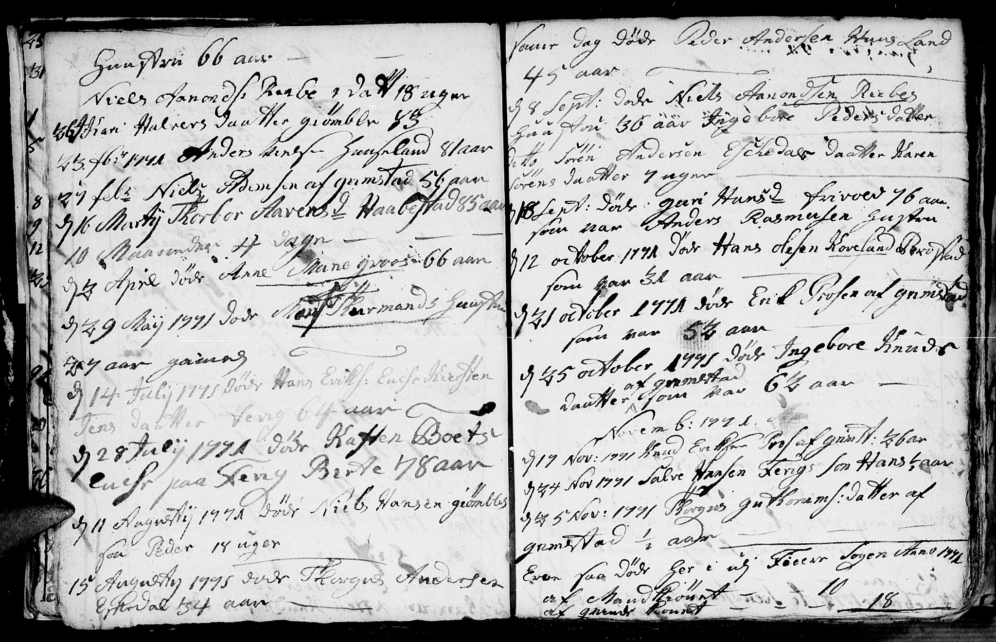 Fjære sokneprestkontor, AV/SAK-1111-0011/F/Fb/L0004: Parish register (copy) no. B 4, 1766-1785, p. 10
