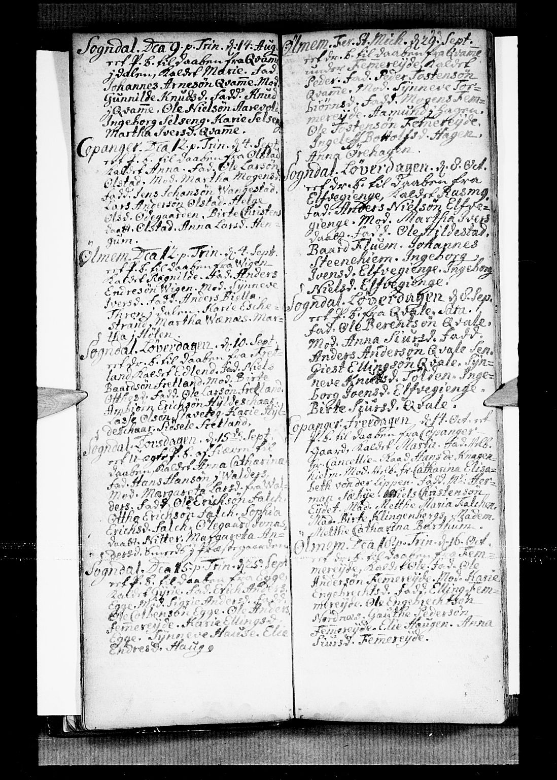 Sogndal sokneprestembete, SAB/A-81301/H/Haa/Haaa/L0002: Parish register (official) no. A 2, 1725-1741, p. 23