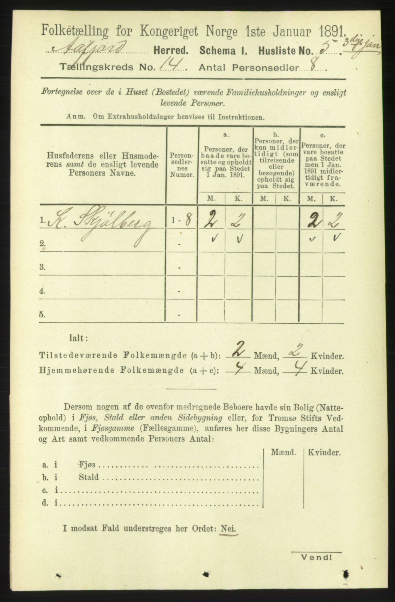 RA, 1891 census for 1630 Åfjord, 1891, p. 4604