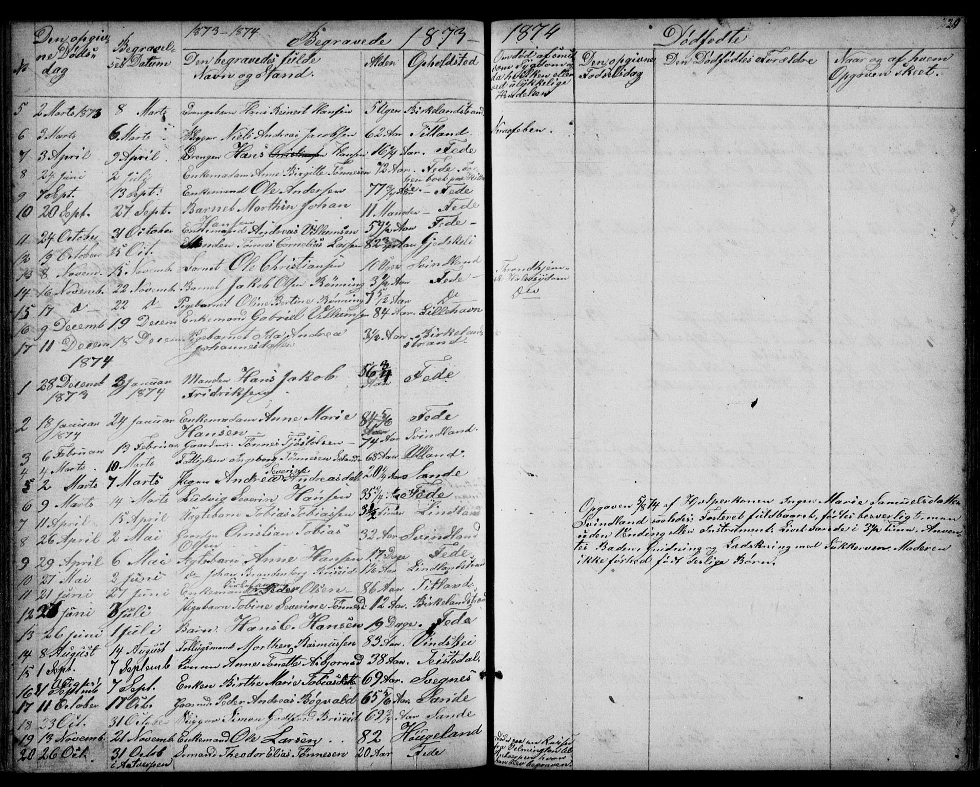 Kvinesdal sokneprestkontor, AV/SAK-1111-0026/F/Fb/Fba/L0003: Parish register (copy) no. B 3, 1858-1893, p. 229