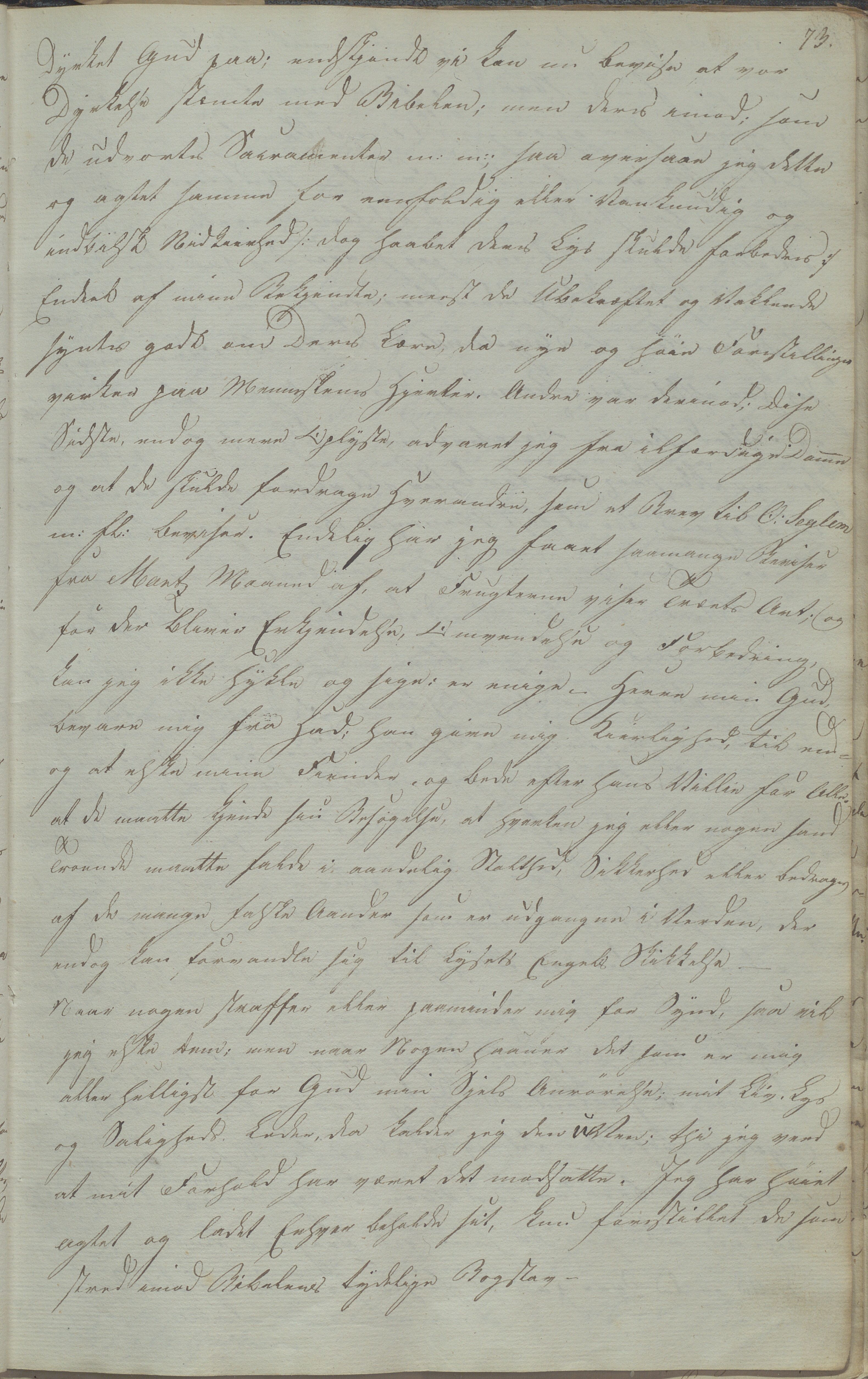 Heggtveitsamlingen, TMF/A-1007/H/L0052/0001: Innbundne brev Ms. S, med innlagt registratur / Innbundne brev Ms S. , 1801-1823, p. 73