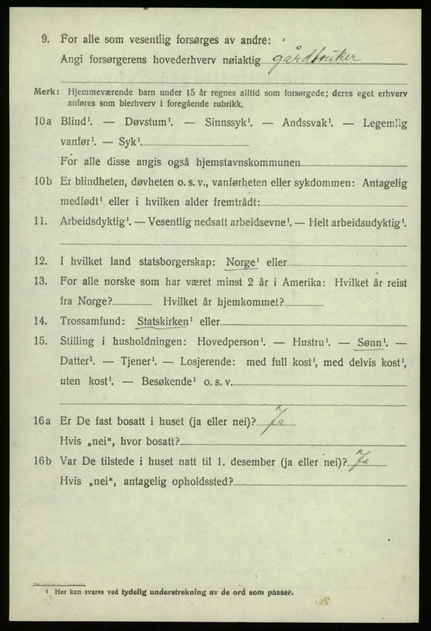 SAB, 1920 census for Eid, 1920, p. 6361