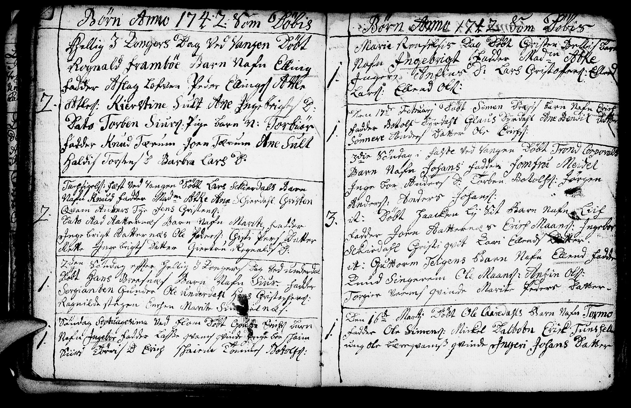Aurland sokneprestembete, SAB/A-99937/H/Ha/Haa/L0003: Parish register (official) no. A 3, 1735-1761, p. 31