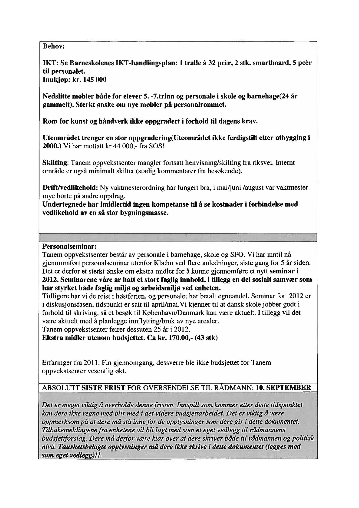 Klæbu Kommune, TRKO/KK/04-UO/L002: Utvalg for oppvekst - Møtedokumenter, 2011, p. 125