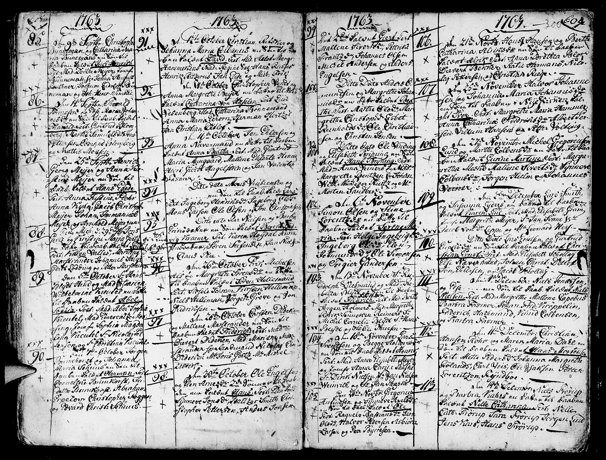 Nykirken Sokneprestembete, AV/SAB-A-77101/H/Haa/L0003: Parish register (official) no. A 3, 1717-1764, p. 300