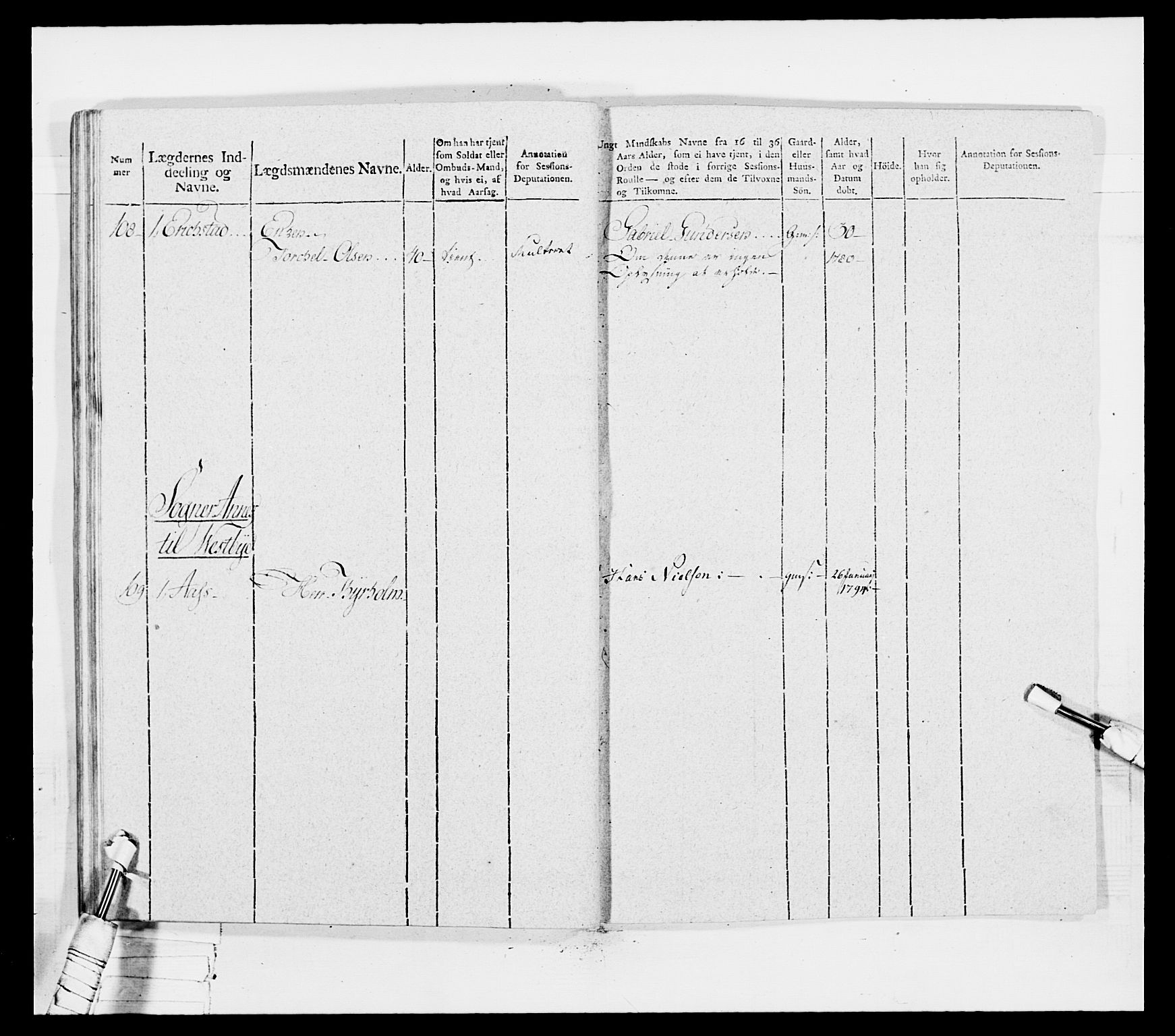 Generalitets- og kommissariatskollegiet, Det kongelige norske kommissariatskollegium, AV/RA-EA-5420/E/Eh/L0034: Nordafjelske gevorbne infanteriregiment, 1810, p. 273