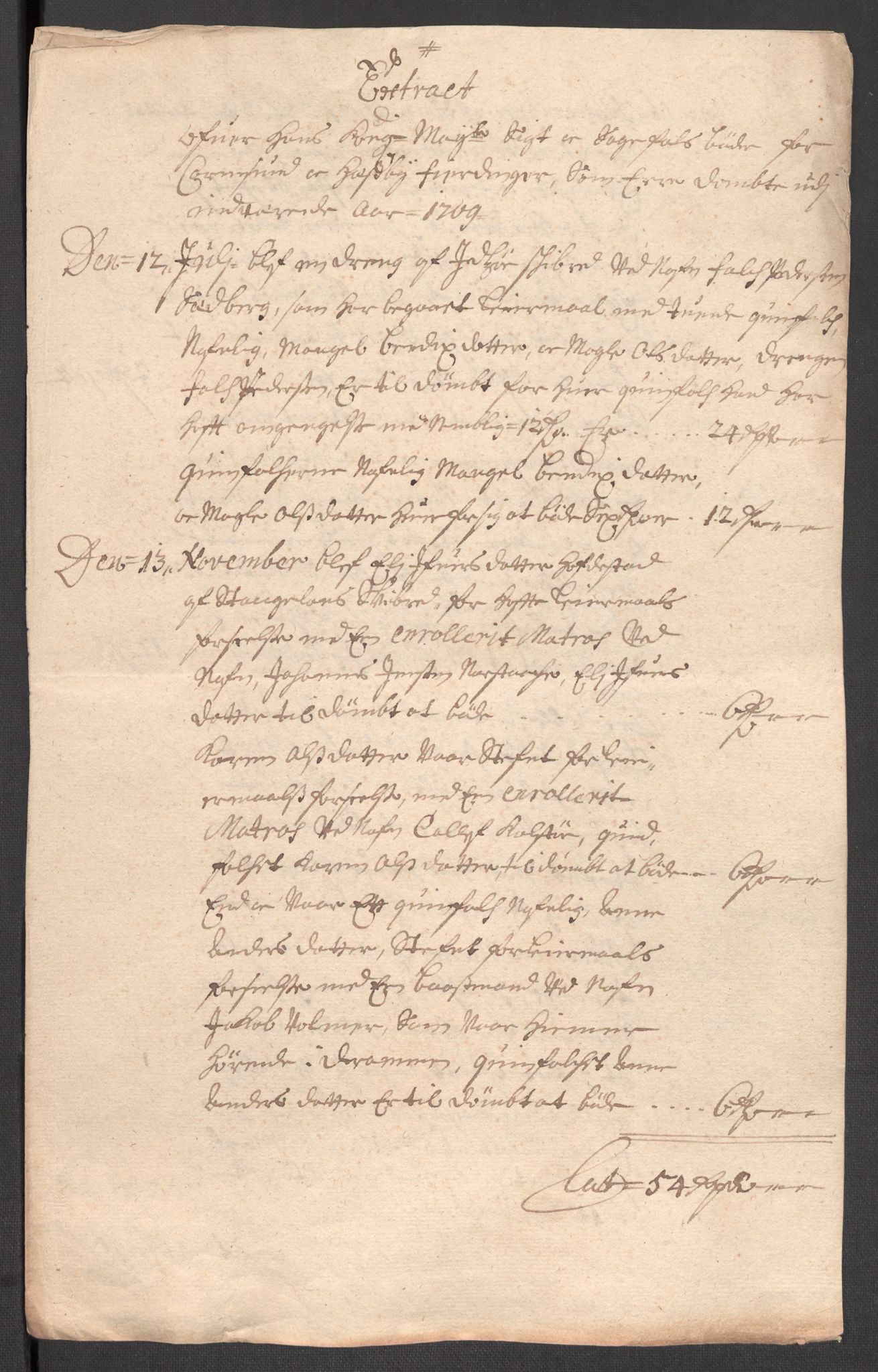 Rentekammeret inntil 1814, Reviderte regnskaper, Fogderegnskap, AV/RA-EA-4092/R47/L2861: Fogderegnskap Ryfylke, 1706-1709, p. 395