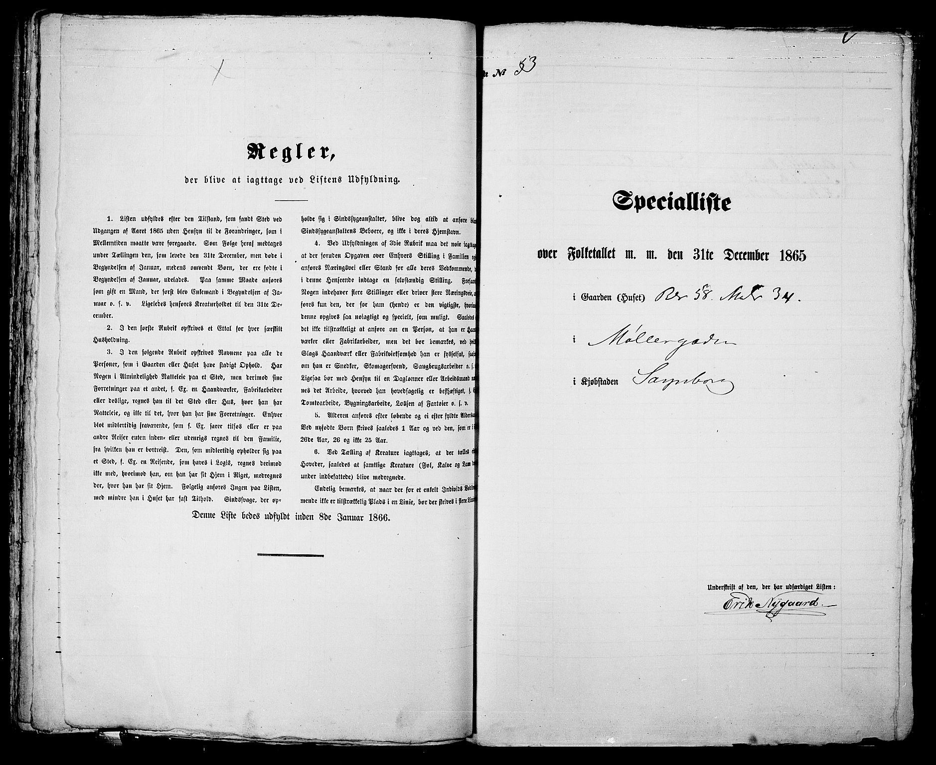 RA, 1865 census for Sarpsborg, 1865, p. 114