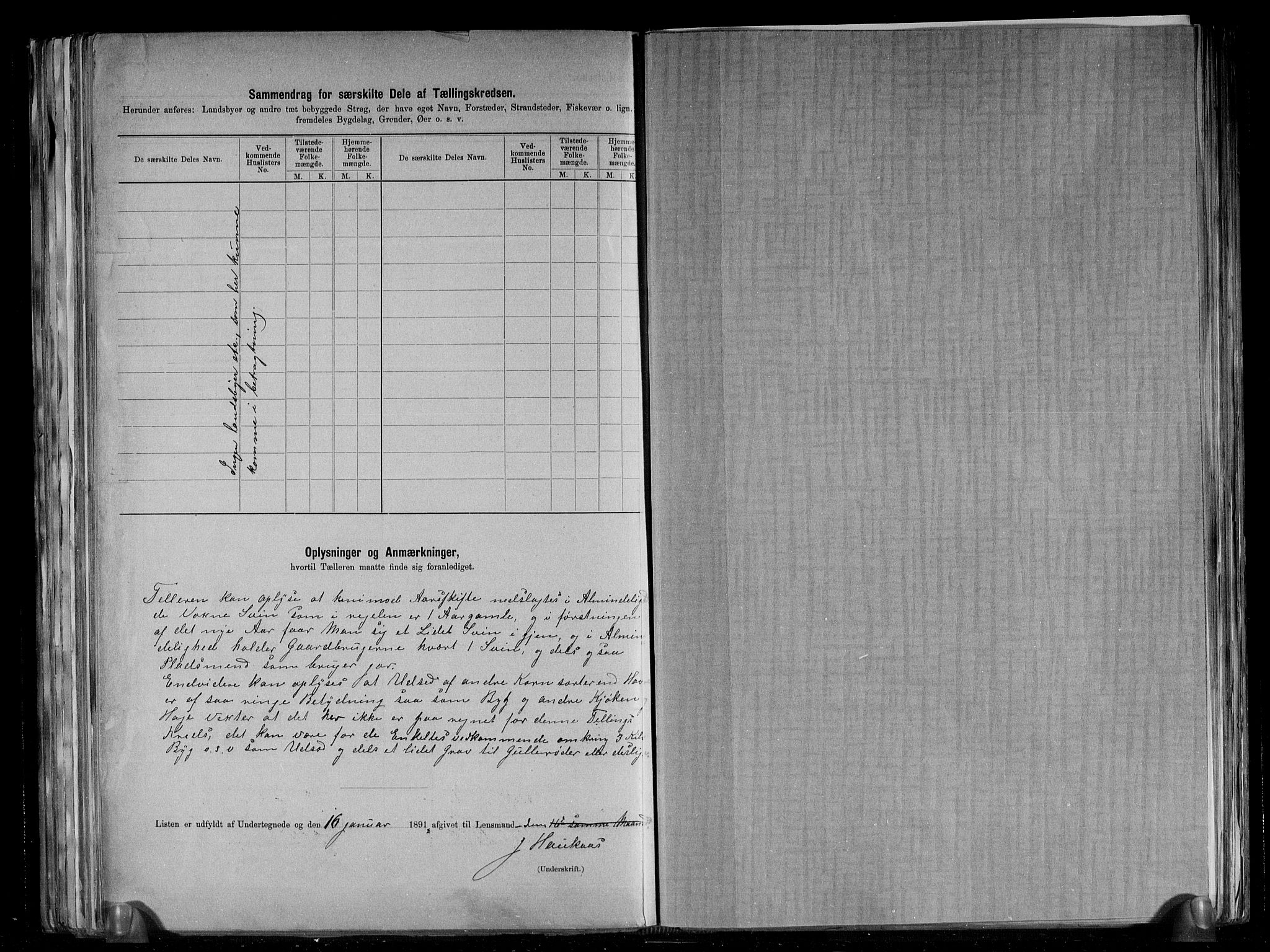 RA, 1891 census for 1216 Sveio, 1891, p. 30