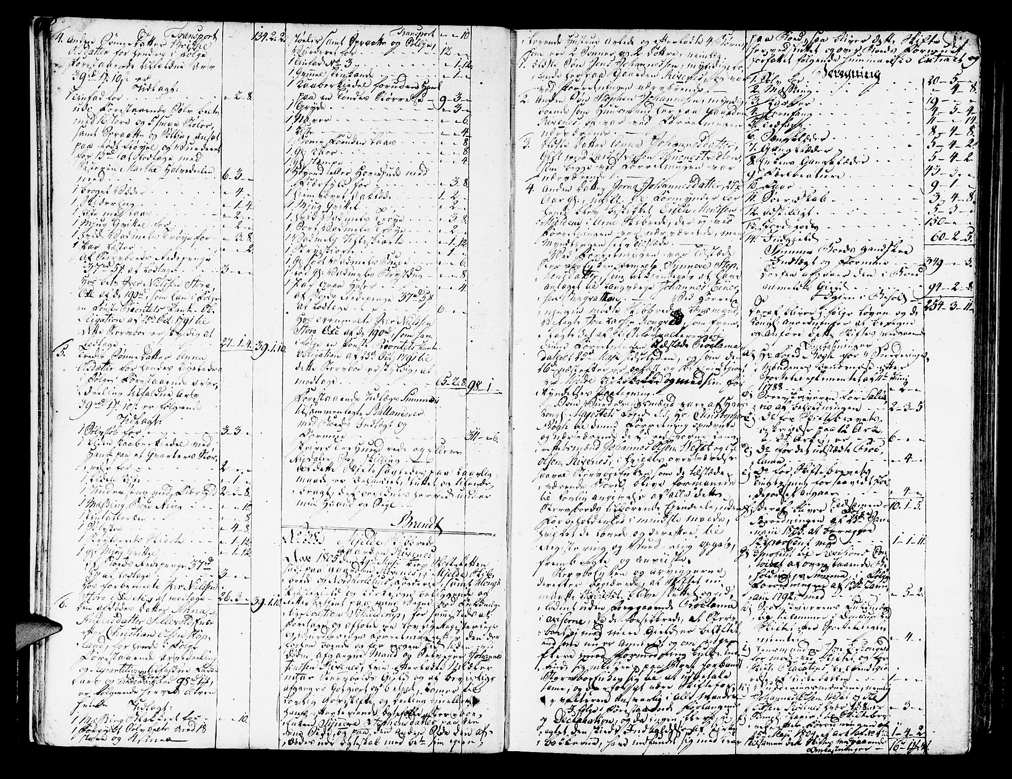 Nordhordland sorenskrivar, AV/SAB-A-2901/1/H/Ha/L0011a: Skifteprotokollar Nordhordland , 1805-1807, p. 16b-17a