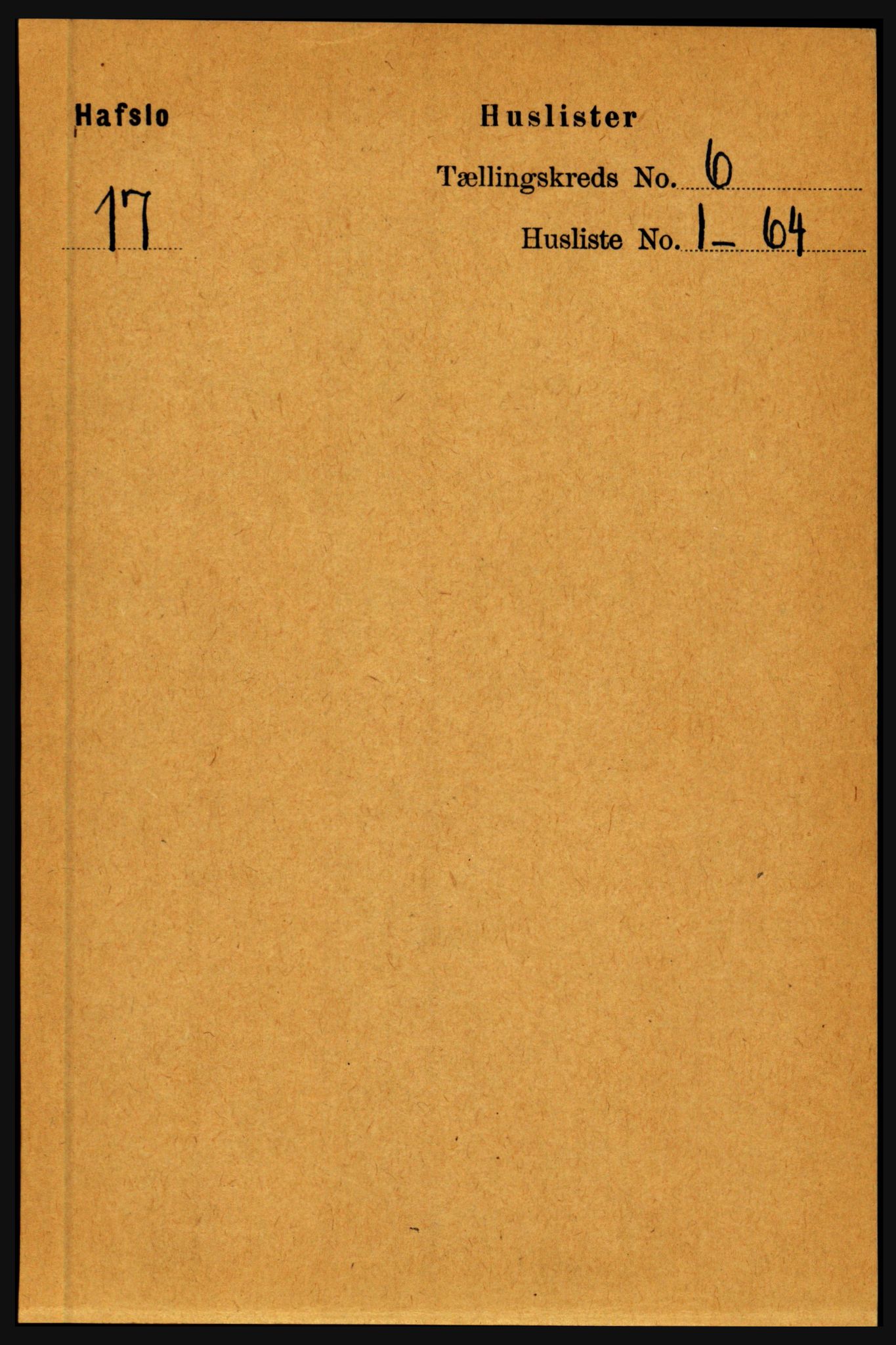 RA, 1891 census for 1425 Hafslo, 1891, p. 2269