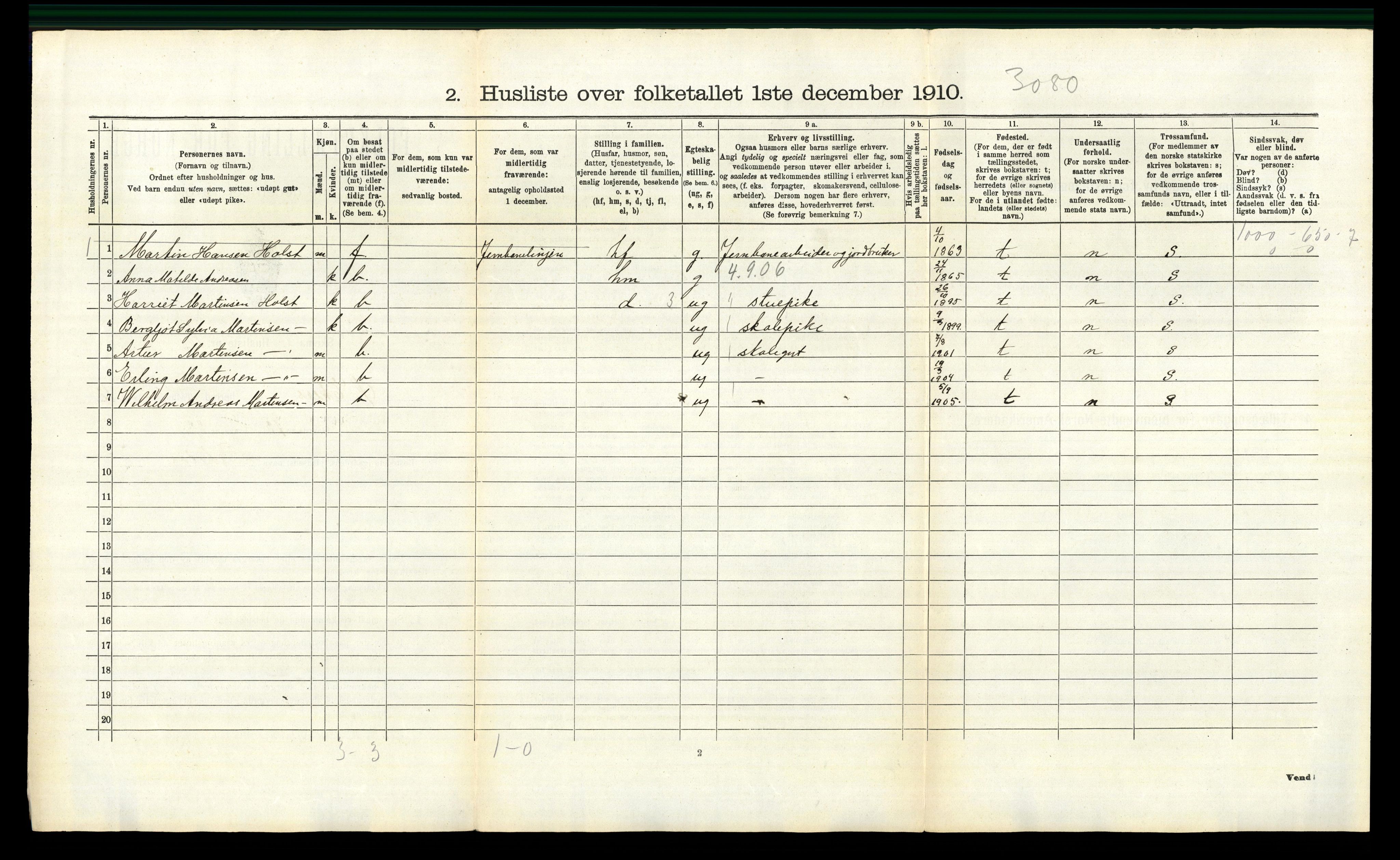 RA, 1910 census for Øvre Eiker, 1910, p. 1558