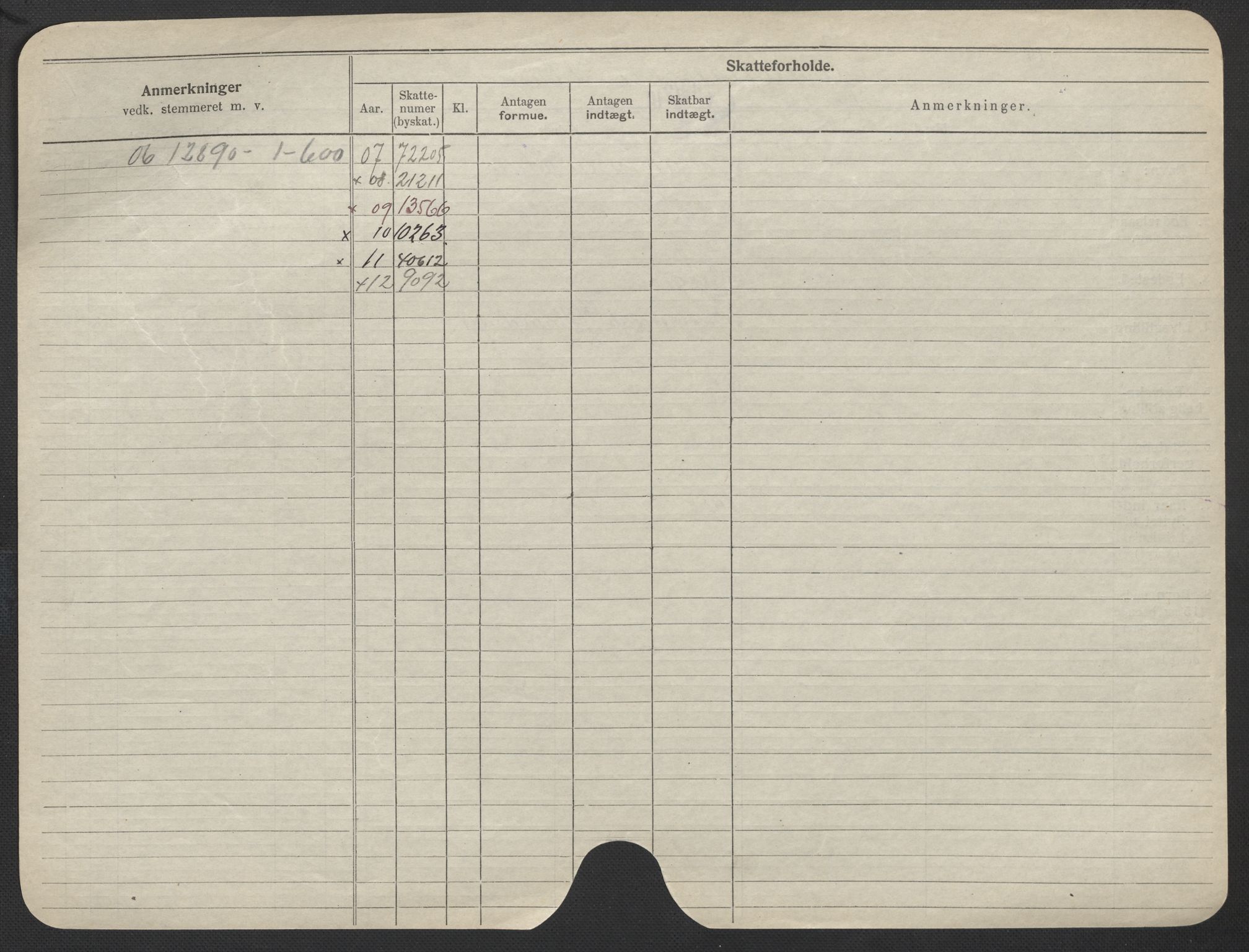 Oslo folkeregister, Registerkort, AV/SAO-A-11715/F/Fa/Fac/L0018: Kvinner, 1906-1914, p. 224b