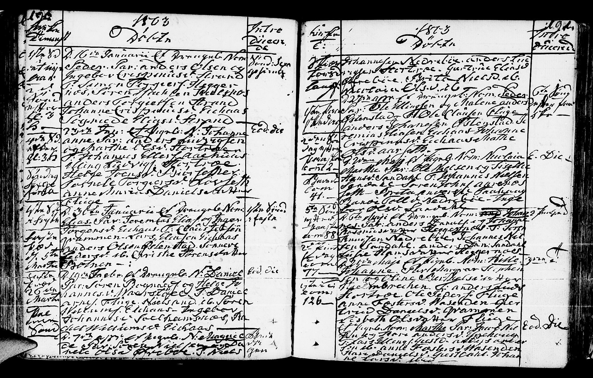 Jølster sokneprestembete, SAB/A-80701/H/Haa/Haaa/L0005: Parish register (official) no. A 5, 1790-1821, p. 190-191