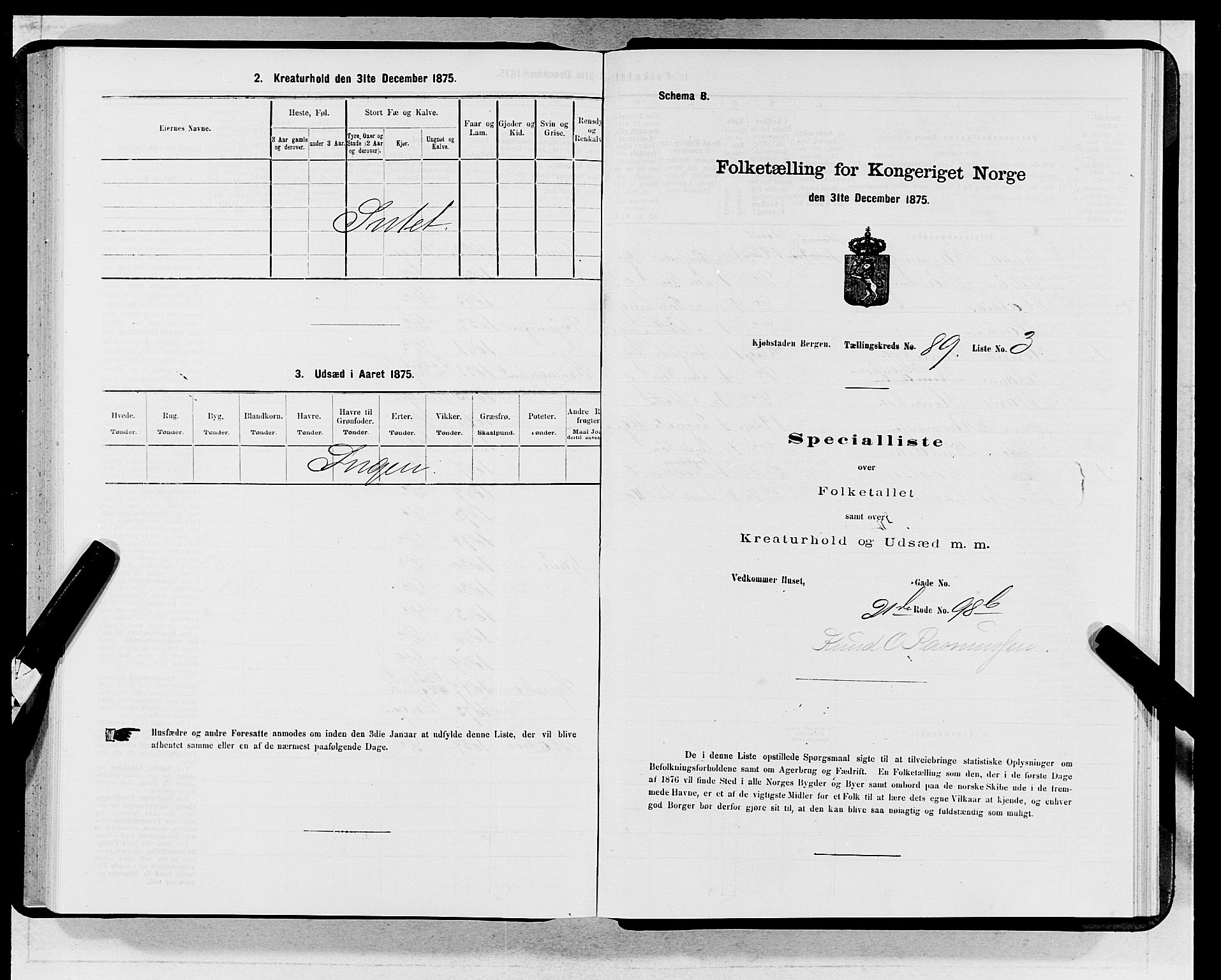 SAB, 1875 census for 1301 Bergen, 1875, p. 4774