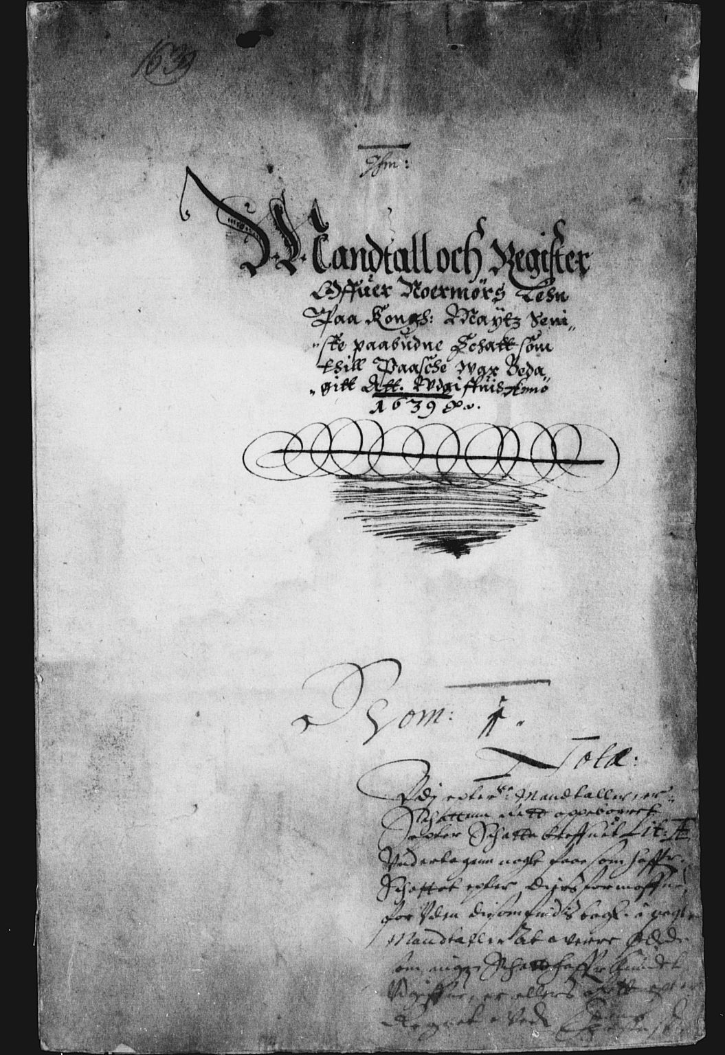 Rentekammeret inntil 1814, Reviderte regnskaper, Lensregnskaper, RA/EA-5023/R/Rb/Rbw/L0064: Trondheim len, 1638-1639