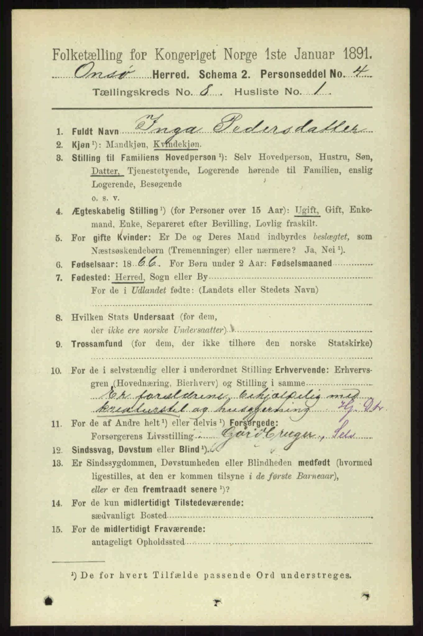 RA, 1891 census for 0134 Onsøy, 1891, p. 7510