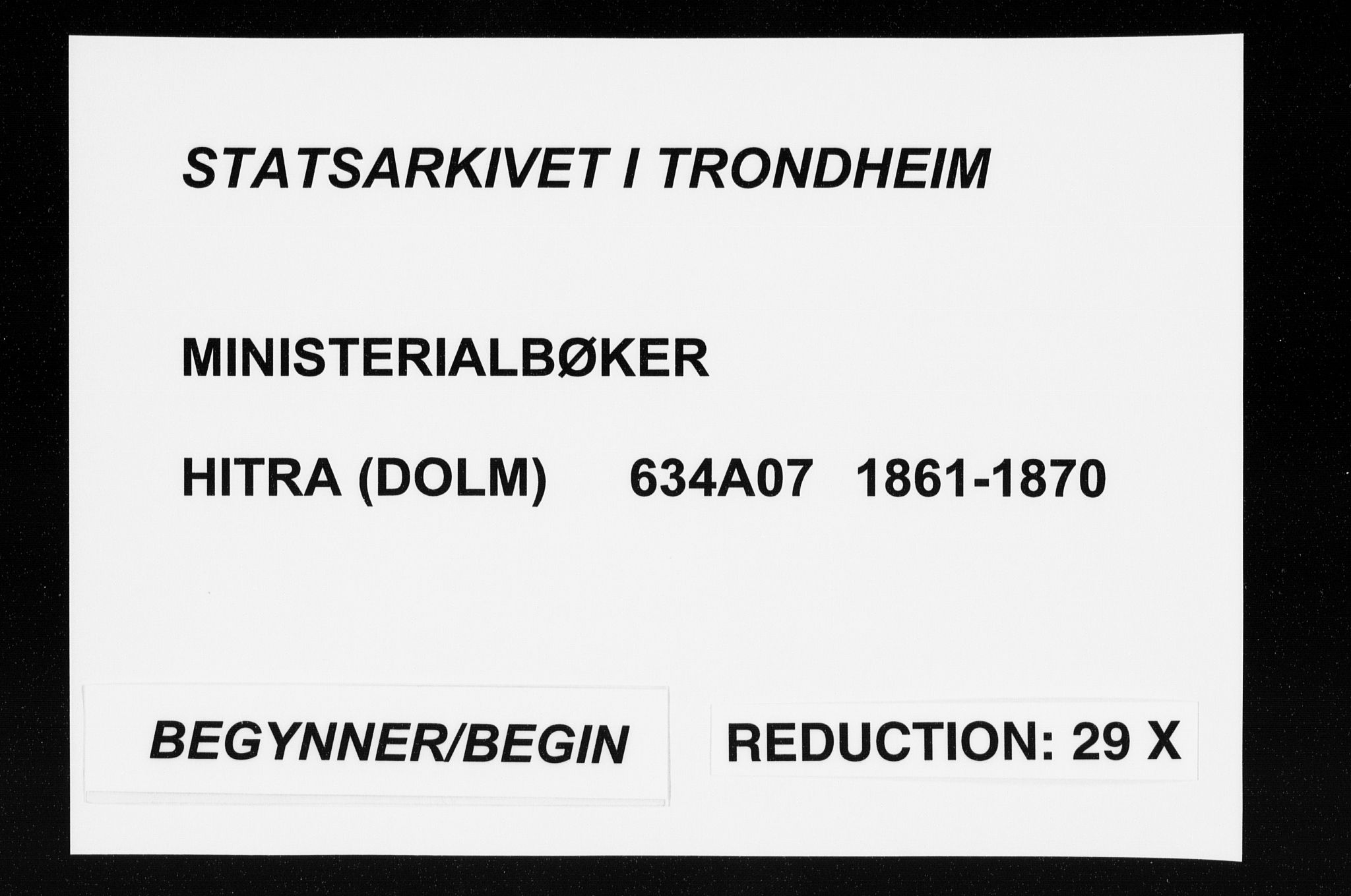 Ministerialprotokoller, klokkerbøker og fødselsregistre - Sør-Trøndelag, AV/SAT-A-1456/634/L0531: Parish register (official) no. 634A07, 1861-1870