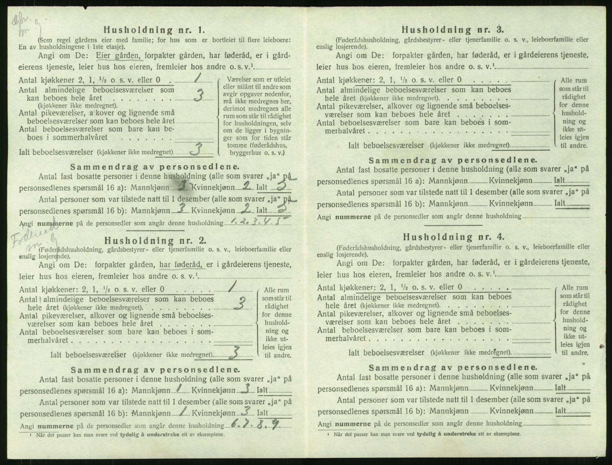 SAT, 1920 census for Haram, 1920, p. 970