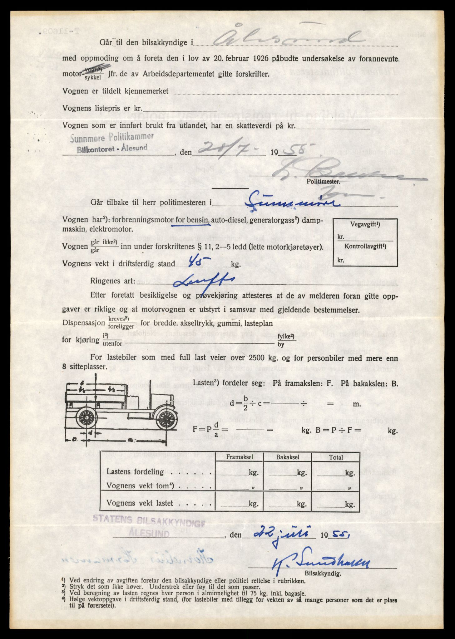 Møre og Romsdal vegkontor - Ålesund trafikkstasjon, SAT/A-4099/F/Fe/L0029: Registreringskort for kjøretøy T 11430 - T 11619, 1927-1998, p. 2816