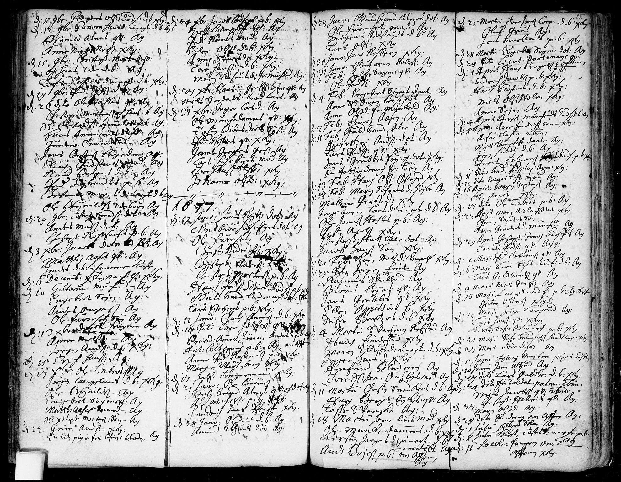 Aker prestekontor kirkebøker, AV/SAO-A-10861/F/L0001: Parish register (official) no. 1, 1656-1688