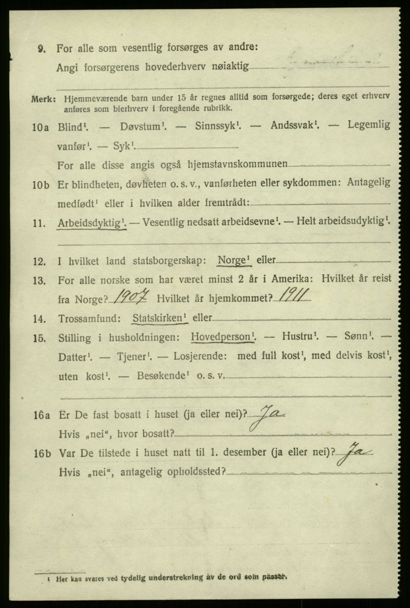 SAB, 1920 census for Kinn, 1920, p. 8166