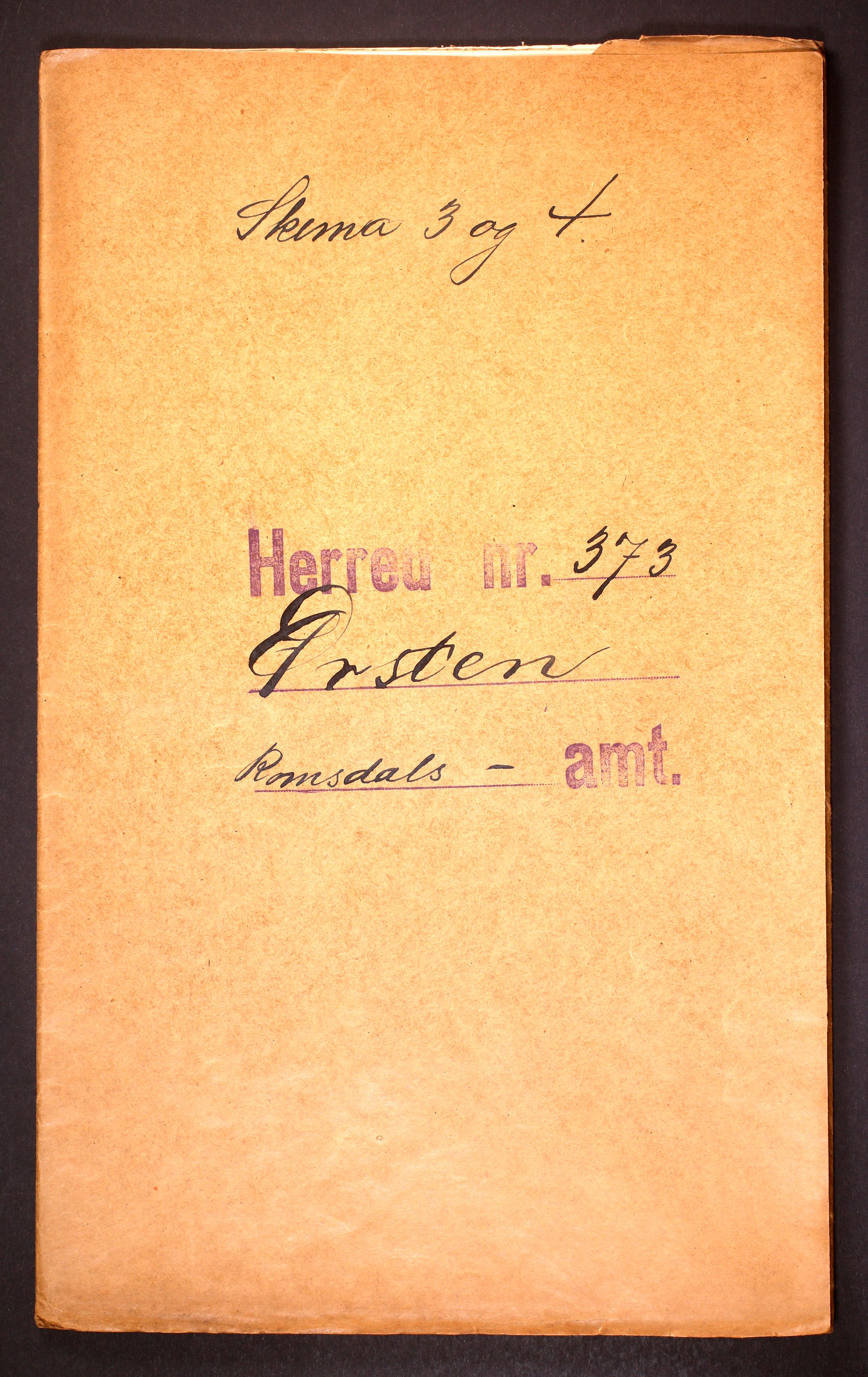 RA, 1910 census for Ørsta, 1910, p. 1