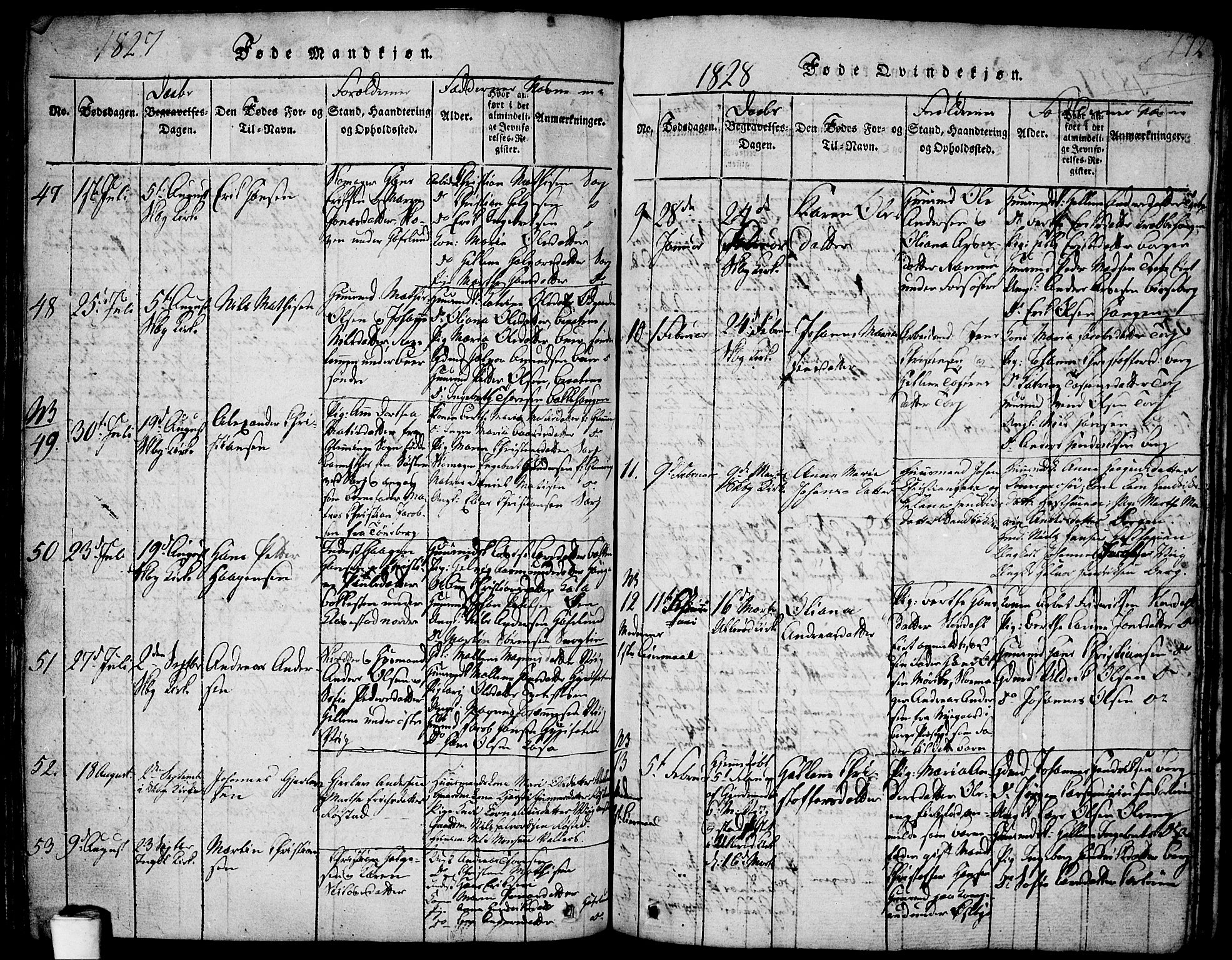 Skjeberg prestekontor Kirkebøker, AV/SAO-A-10923/F/Fa/L0004: Parish register (official) no. I 4, 1815-1830, p. 172