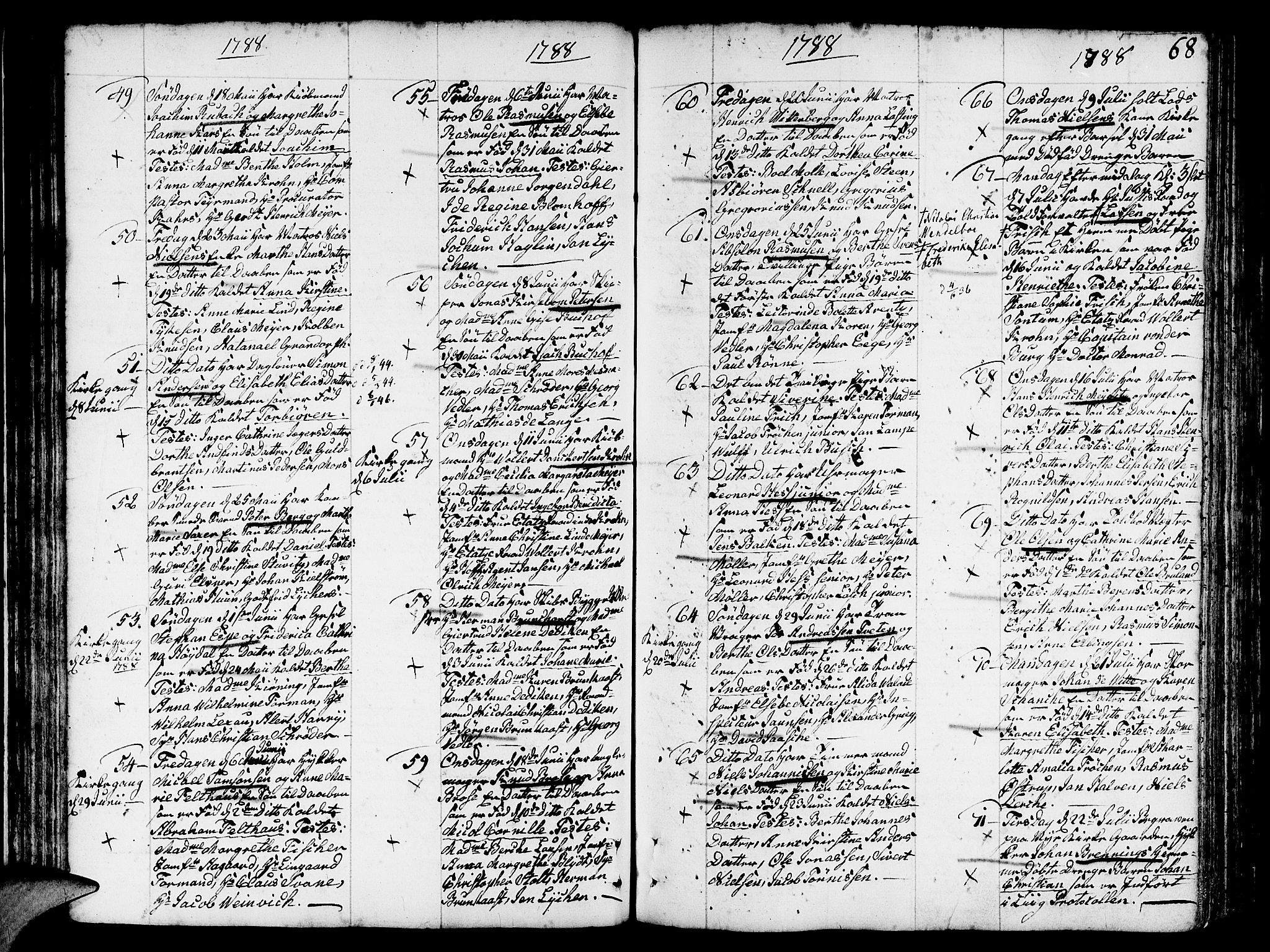 Nykirken Sokneprestembete, SAB/A-77101/H/Haa/L0005: Parish register (official) no. A 5, 1775-1808, p. 68