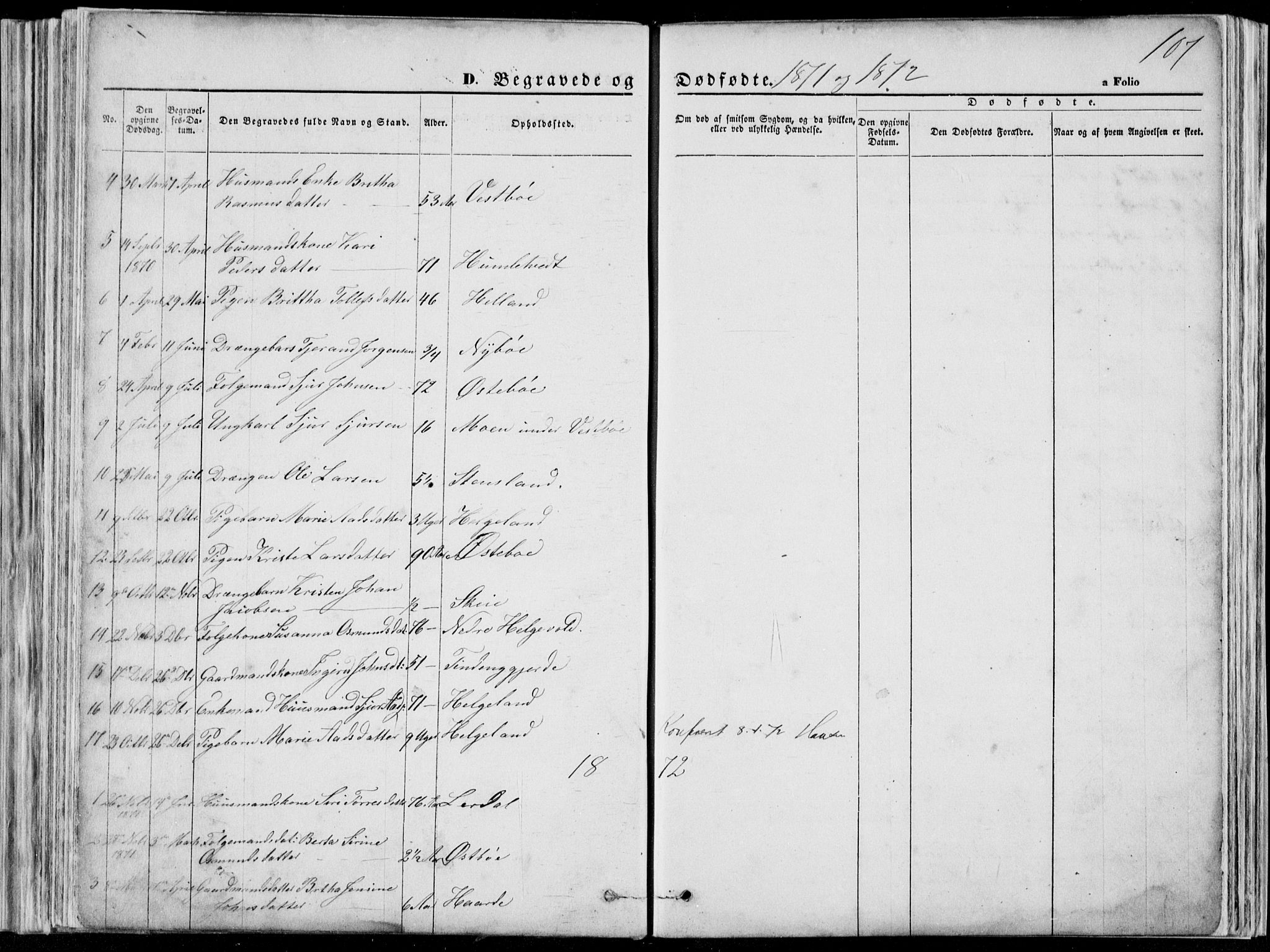 Vikedal sokneprestkontor, SAST/A-101840/01/V: Parish register (copy) no. B 10, 1864-1926, p. 107
