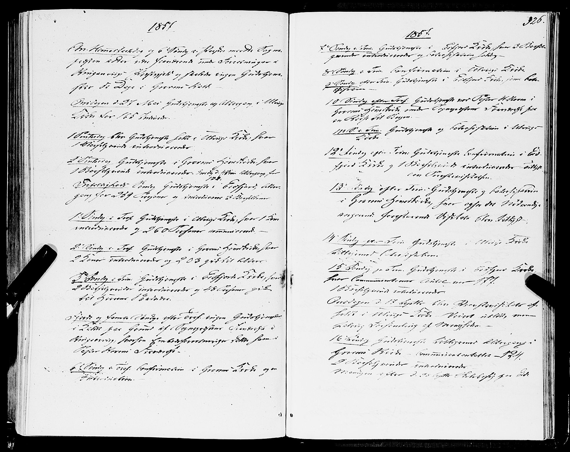 Ulvik sokneprestembete, AV/SAB-A-78801/H/Haa: Parish register (official) no. A 13, 1853-1863, p. 326