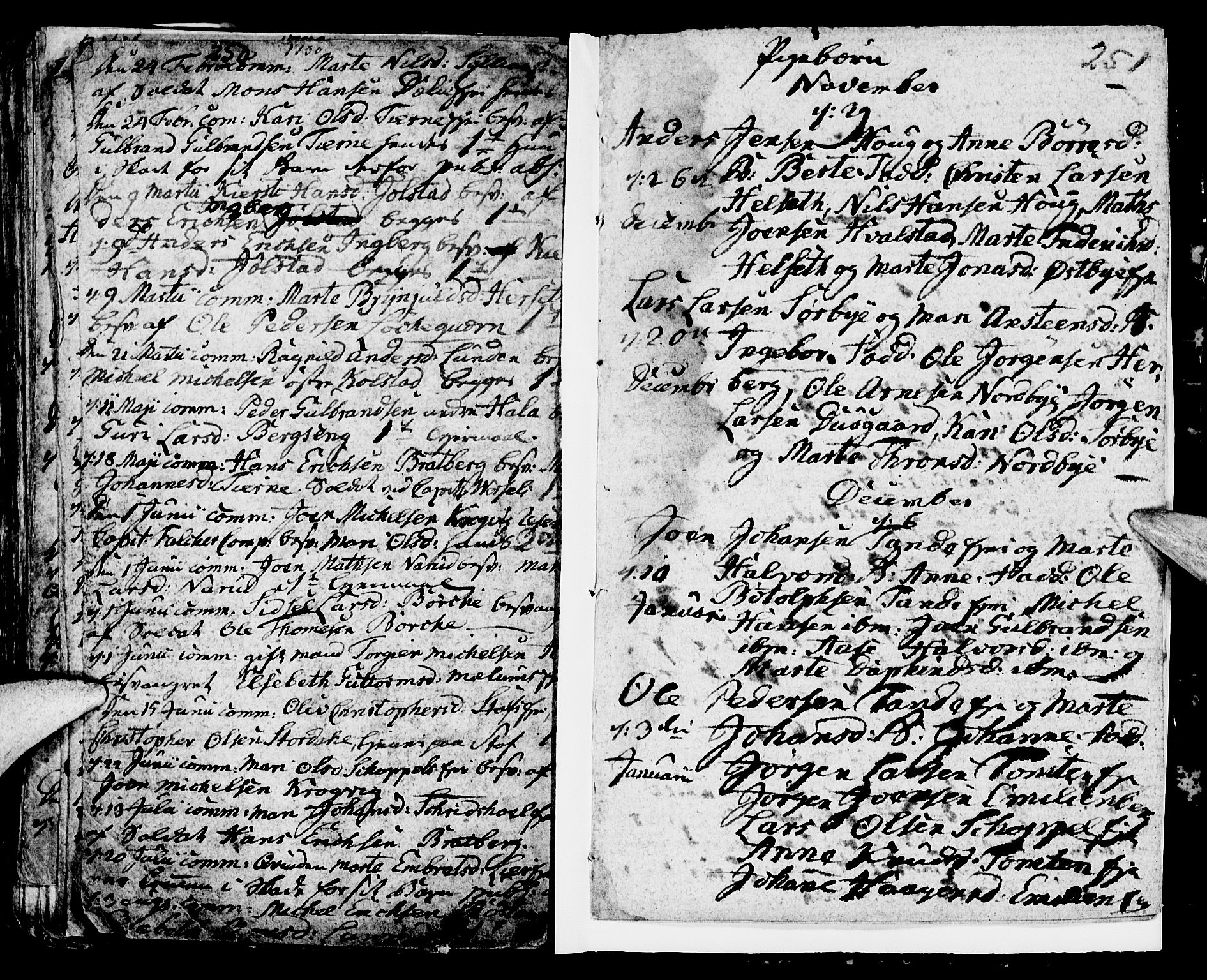 Ringsaker prestekontor, SAH/PREST-014/I/Ia/L0005/0004: Parish register draft no. 1D, 1785-1789, p. 250-251