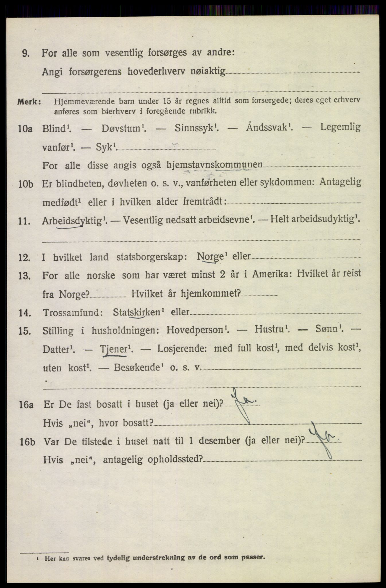 SAH, 1920 census for Lunner, 1920, p. 6204