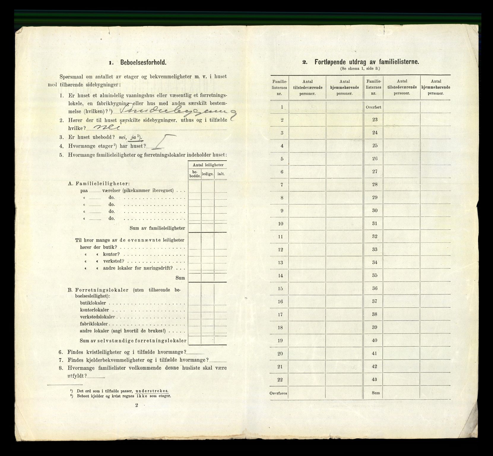 RA, 1910 census for Kragerø, 1910, p. 4263