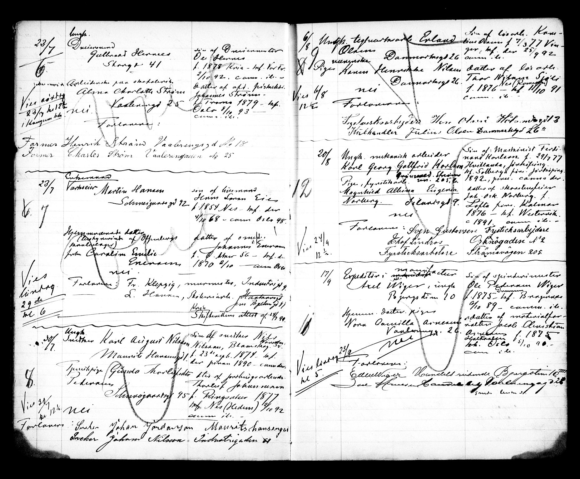 Vålerengen prestekontor Kirkebøker, AV/SAO-A-10878/H/Ha/L0001: Banns register no. 1, 1899-1910