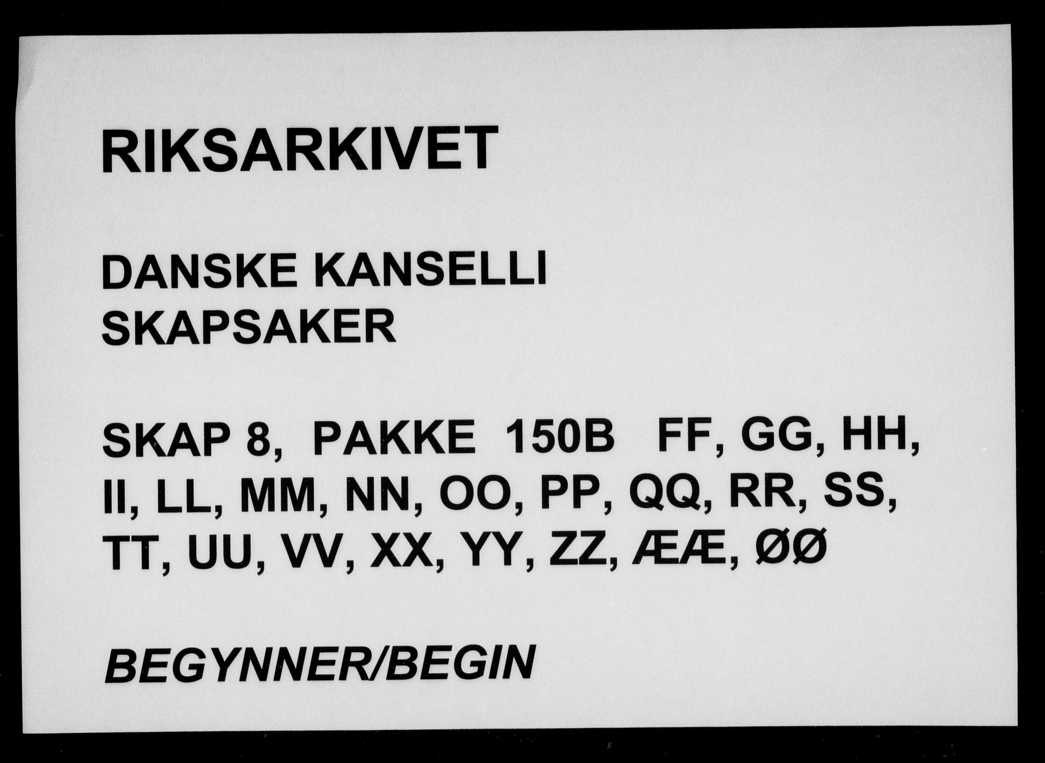 Danske Kanselli, Skapsaker, AV/RA-EA-4061/F/L0010: Skap 8, pakke 150B, litra BB-DDD, 1645-1651, p. 231