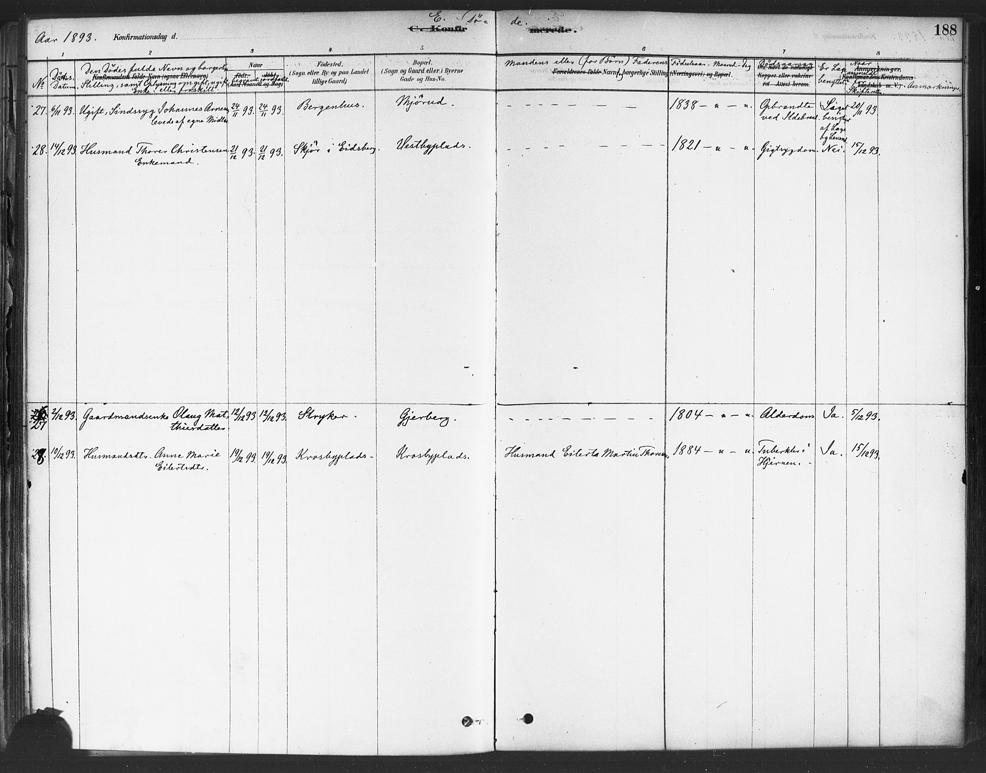 Rakkestad prestekontor Kirkebøker, AV/SAO-A-2008/F/Fa/L0012: Parish register (official) no. I 12, 1878-1893, p. 188