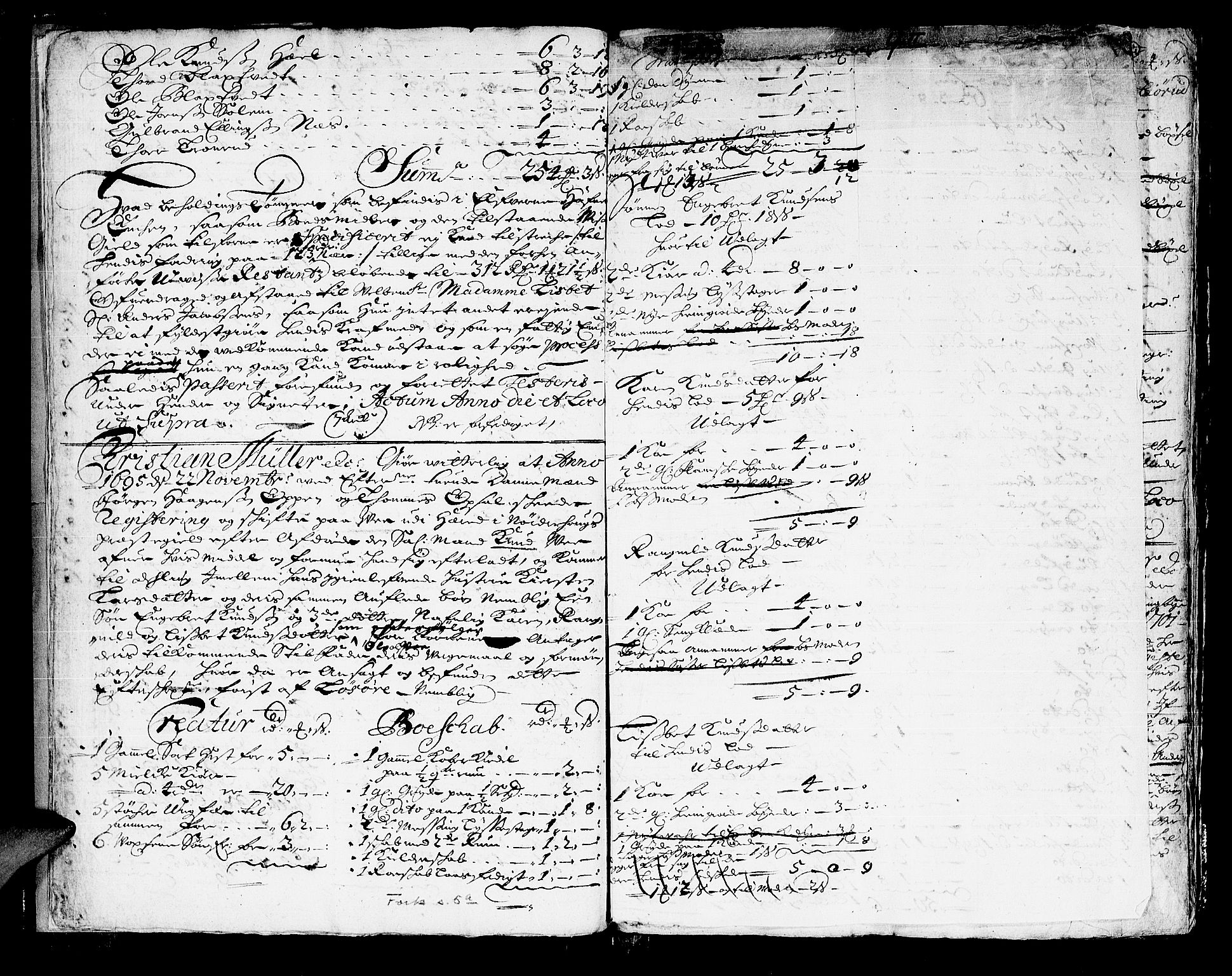 Ringerike og Hallingdal sorenskriveri, AV/SAKO-A-81/H/Ha/L0003: Skifteprotokoll, 1701-1706, p. 3b-4a