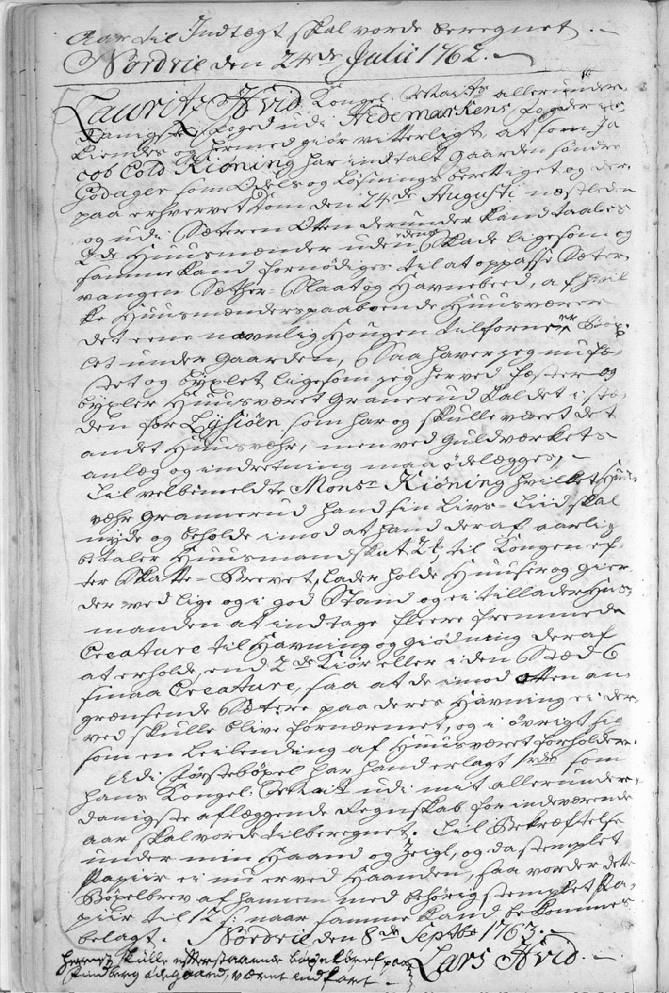 Hedemarken fogderi, AV/SAH-FOGDH-001/F/Fb/Fba/L0001: Bygselprotokoll, 1711-1797, p. 24b